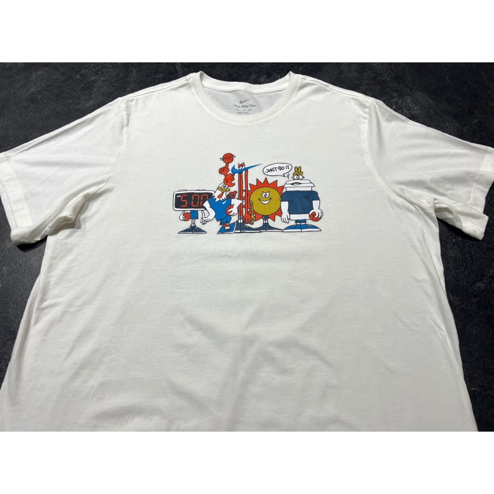 Nike VINTAGE would not apply since No. So: Nike T-Shirt Men's 2XL White Short Sleeve Crew Neck Just Do It Swoosh Logo All Seasons Retro Size US XXL / EU 58 / 5 - 3 Thumbnail