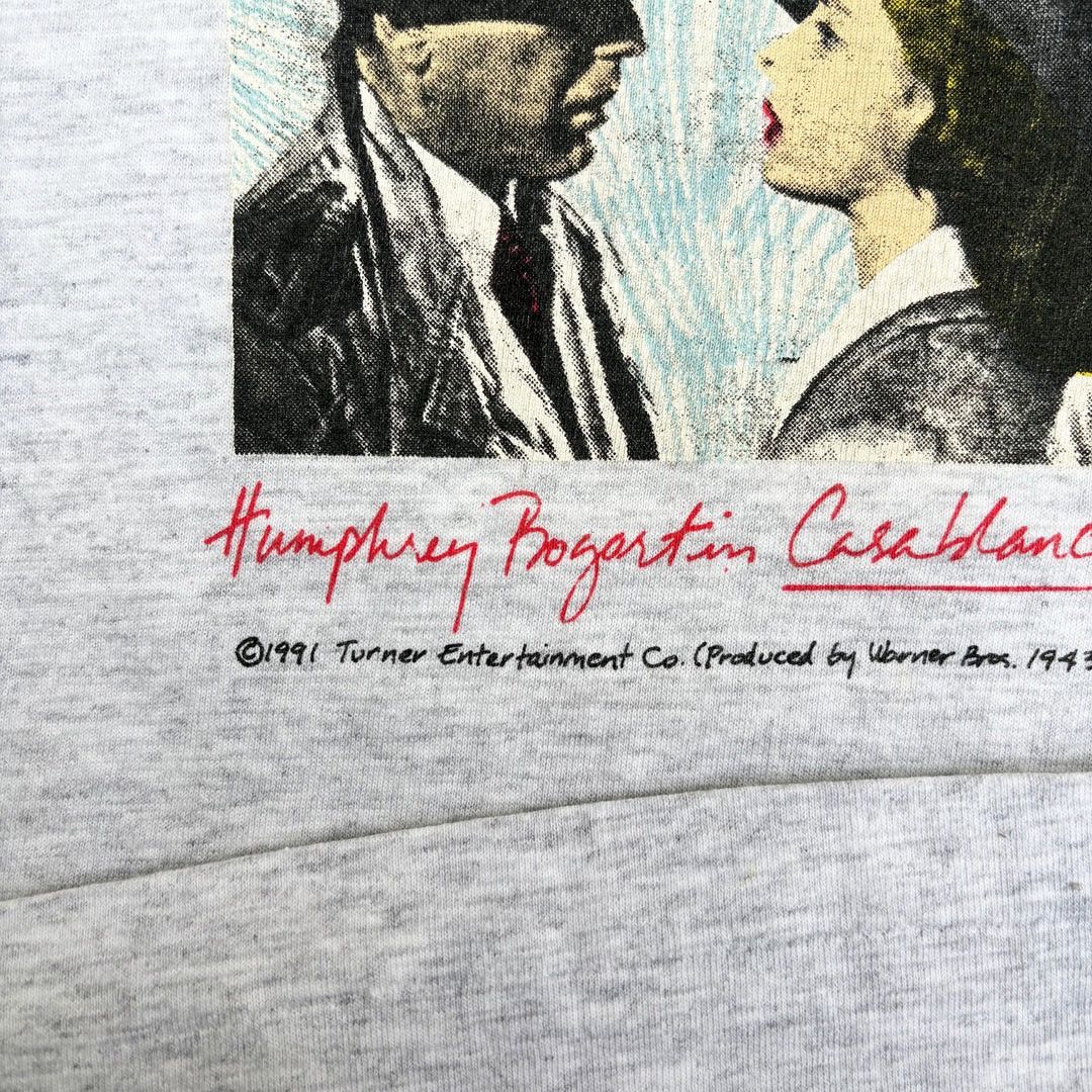 Warner Bros Casablanca 1991 90s Vintage Movie Warner Bros Rare T-Shirt Size US M / EU 48-50 / 2 - 3 Thumbnail