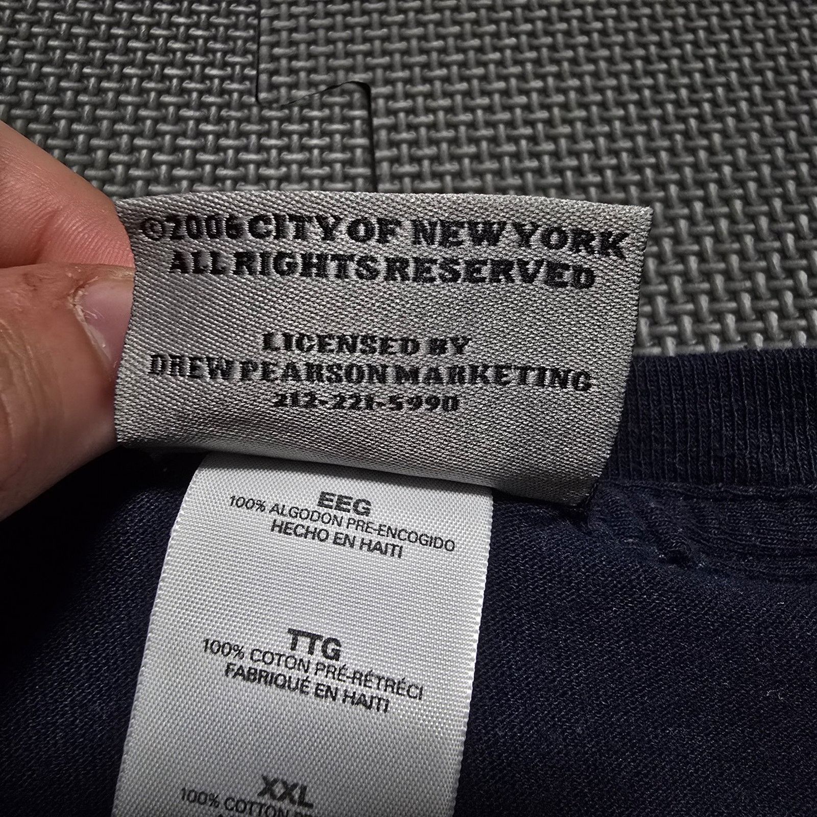 Other Vintage 2006 NYPD tee Size US XXL / EU 58 / 5 - 4 Thumbnail