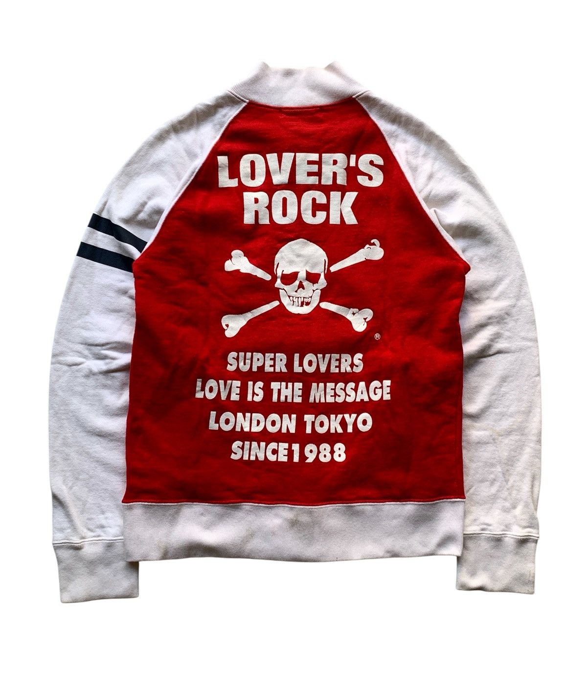 Japanese Brand Vintage Super Lovers Skull Hysteric Glamour Tracktop Jacket Size US S / EU 44-46 / 1 - 1 Thumbnail