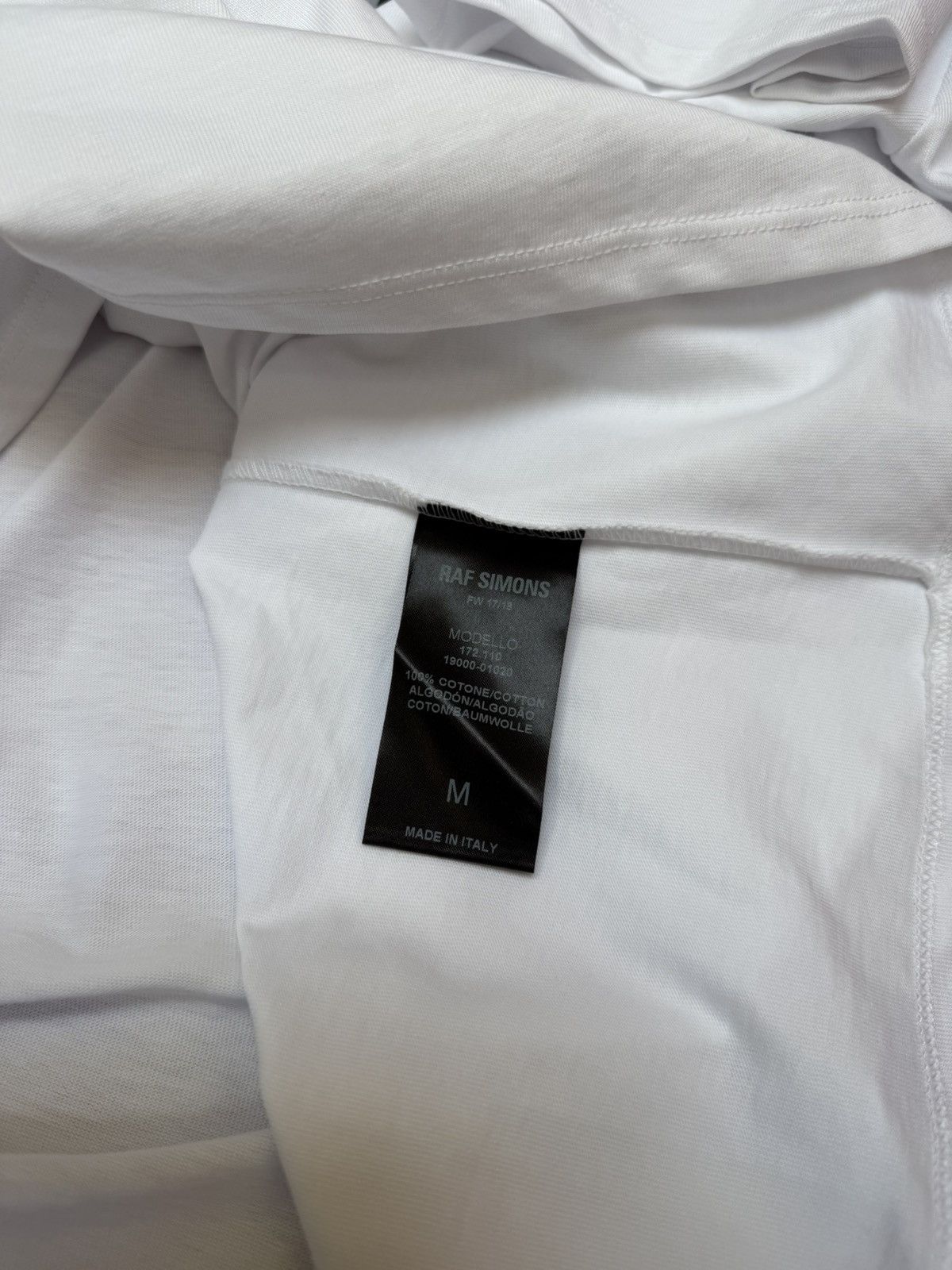 Raf Simons Raf Simons New Dawn Fades Joy Division Medium White Size US M / EU 48-50 / 2 - 5 Thumbnail