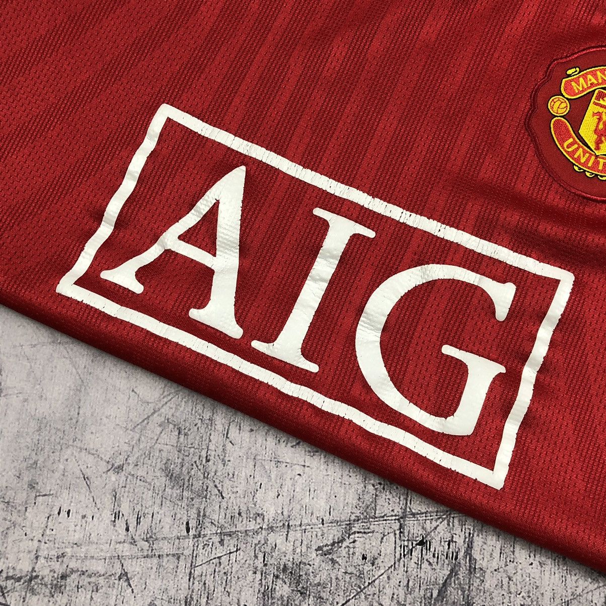 Nike × Vintage Vintage 00s Nike Manchester United Red Devils Soccer Jersey Size US M / EU 48-50 / 2 - 8 Thumbnail