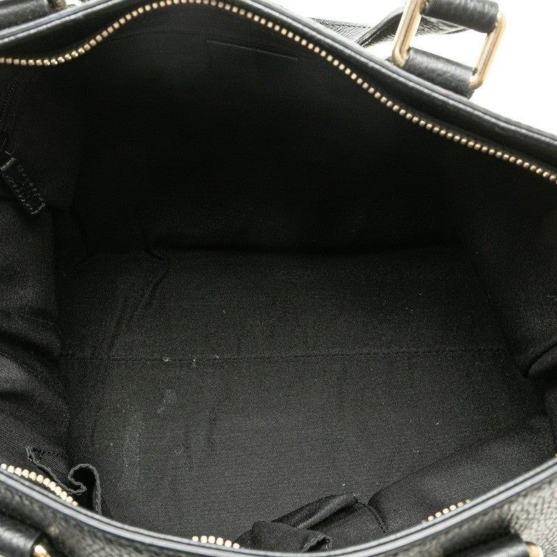 Gucci Gucci Bamboo Tassel Leather Handbag Black Size ONE SIZE - 3 Thumbnail