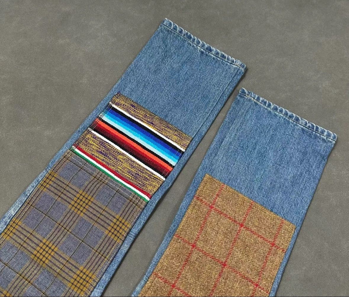 Junya Watanabe × Levi's Junya Watanabe 22AW Runway Levi’s Patchwork Jeans Size US 34 / EU 50 - 4 Thumbnail