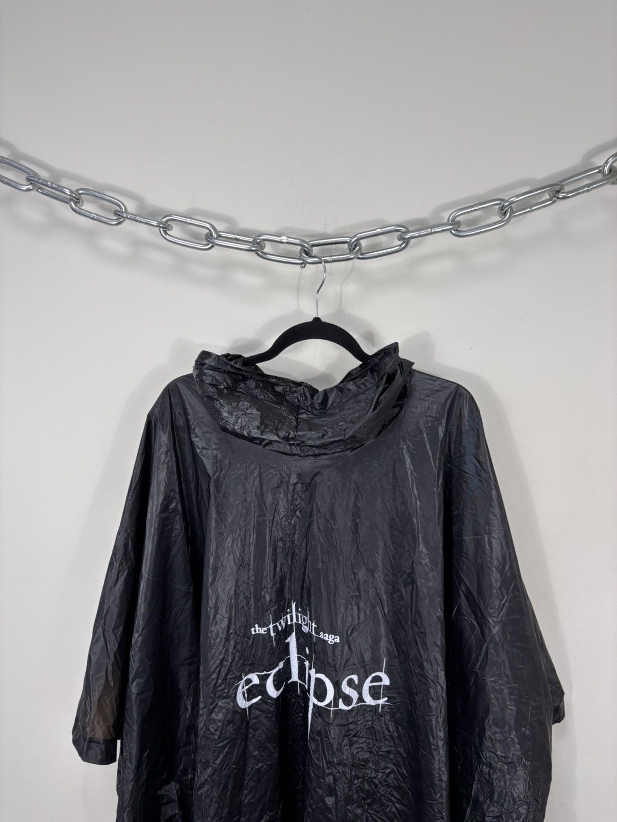 Vintage The Twilight Saga Eclipse Very Rare Black Raincoat Jacket Size US L / EU 52-54 / 3 - 12 Thumbnail