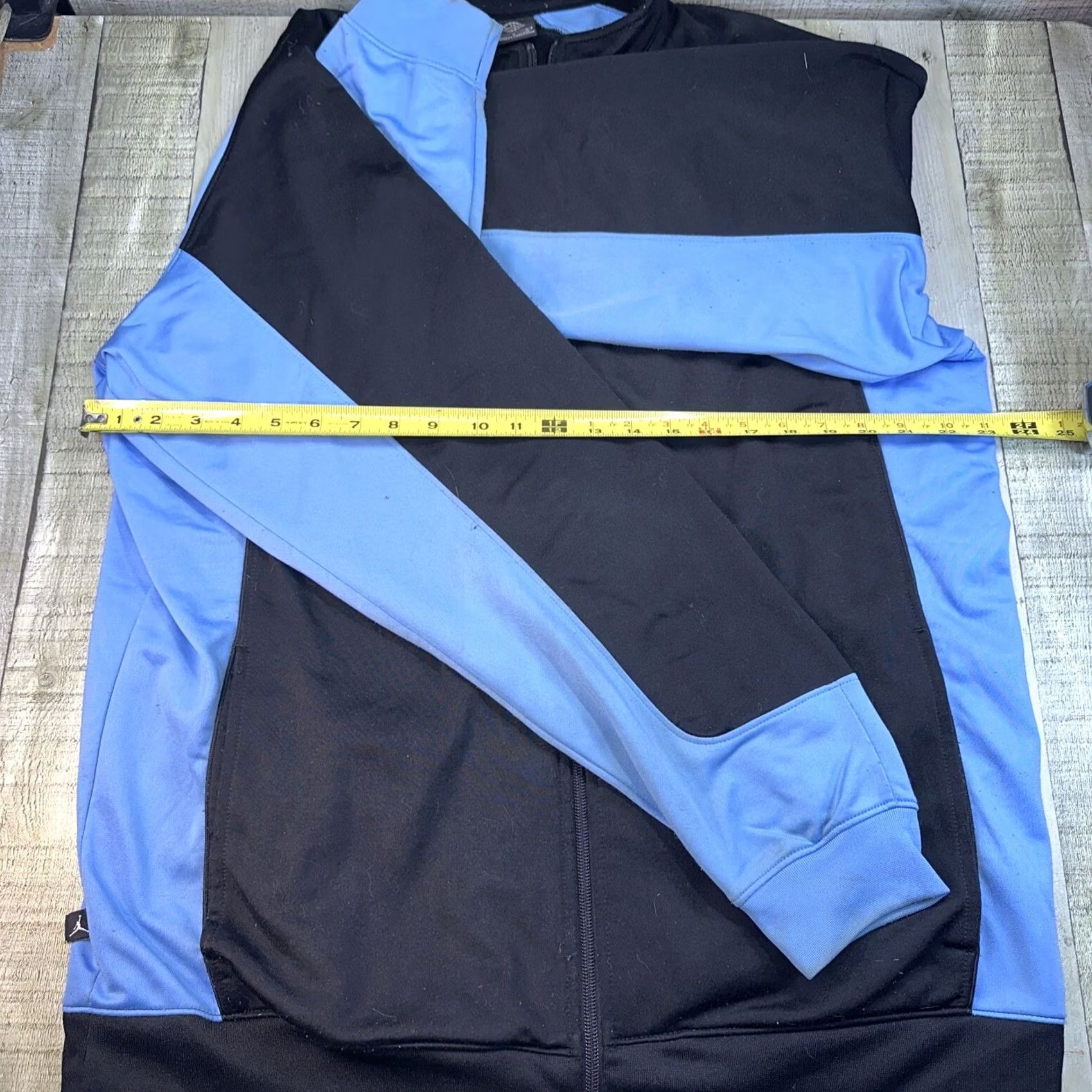 Jordan Brand VINTAGE Jordan Jumpman Basketball Jacket Mens L Black Blue Track Size US L / EU 52-54 / 3 - 3 Thumbnail