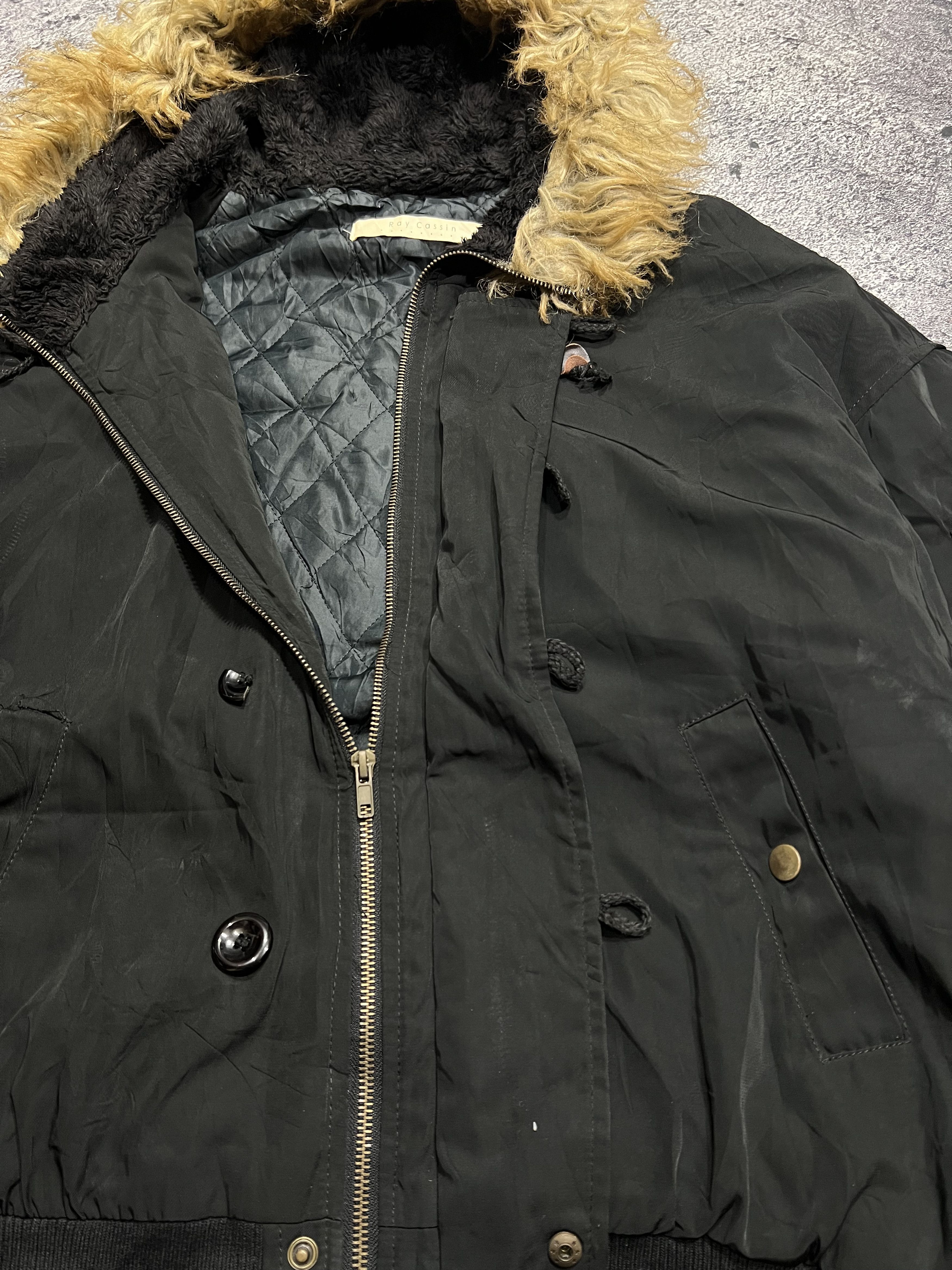 Japanese Brand 2000s Archival Hysteric Y's Cdg Bomber Fur y2k Lgb Ifsix Size US L / EU 52-54 / 3 - 5 Thumbnail