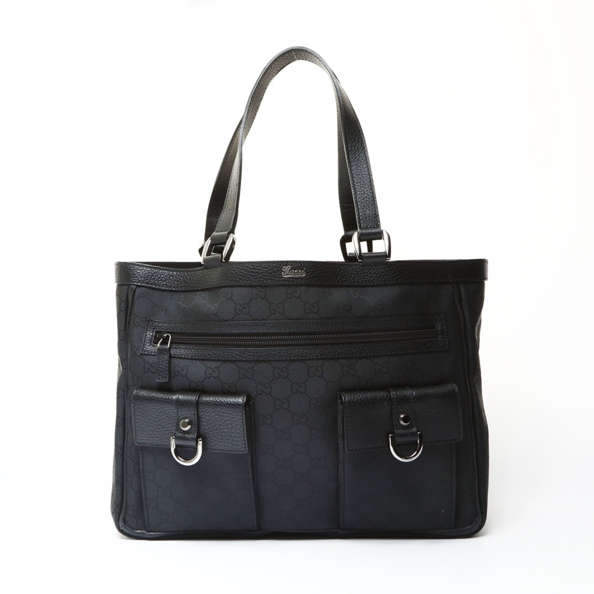 Gucci Gucci GG Canvas Handbag 268639 Black Size ONE SIZE - 1 Thumbnail