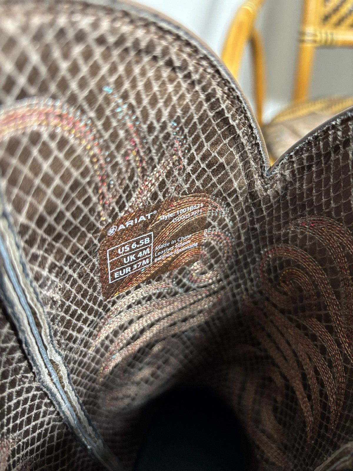 Ariat Ariat Round Up J Toe Cowgirl Western Boots 6.5 Embroidered Size US 6.5 / IT 36.5 - 7 Thumbnail