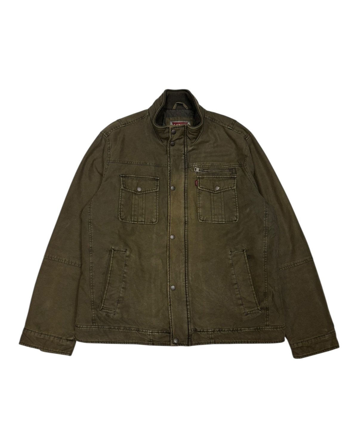 Levi's Vintage Levis Quilted Lined Field Jacket Olive Size US XL / EU 56 / 4 - 1 Thumbnail