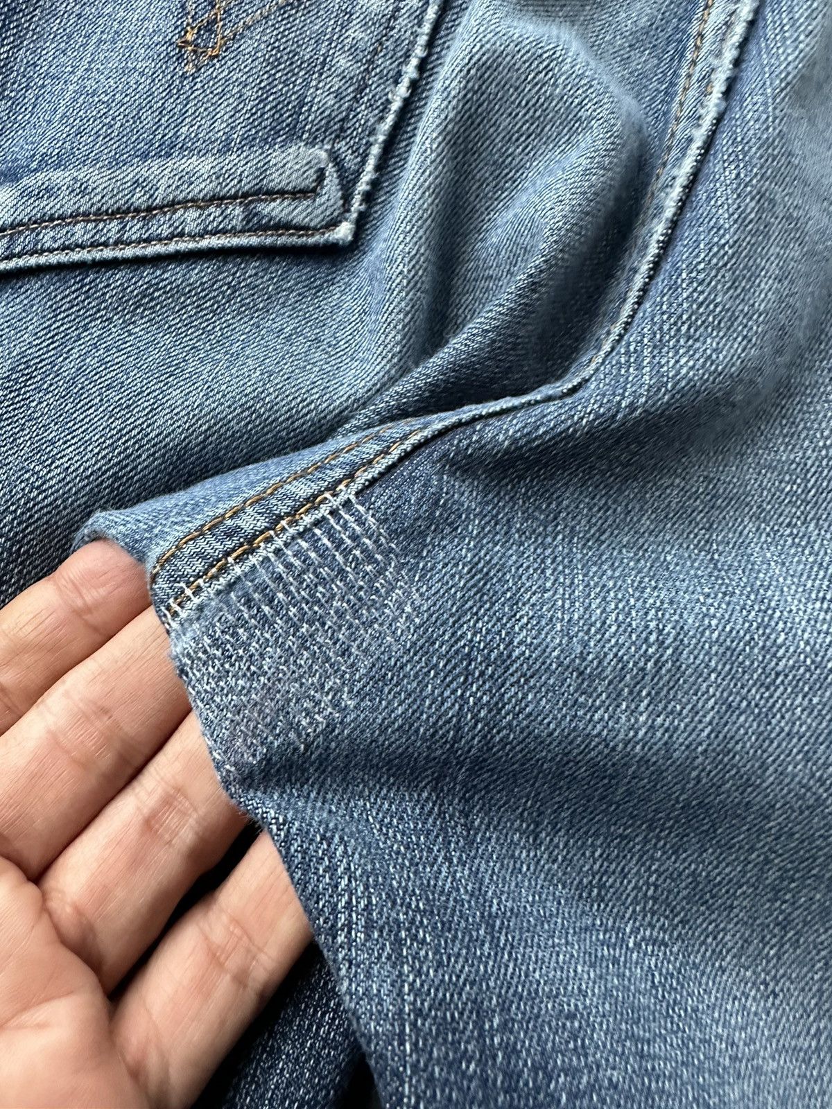 Beauty Beast × Edwin × Japanese Brand Vintage Edwin 503 Japan Distressed Denim D403 Size US 34 / EU 50 - 11 Thumbnail