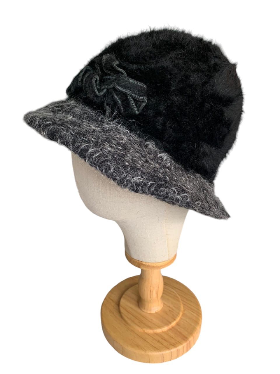 Japanese Brand × Vintage Punk Style Mohair Fur Made In Italy Bucket Hat Size ONE SIZE - 4 Thumbnail