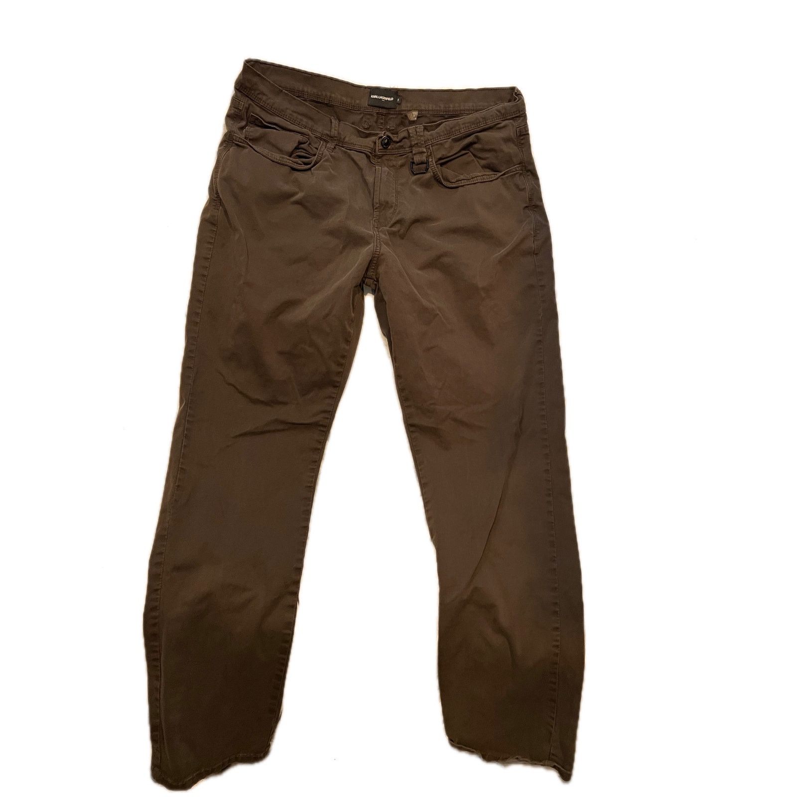 Karl Lagerfeld Karl Lagerfeld Brown Jeans Mens 36x29 Size US 36 / EU 52 - 1 Thumbnail