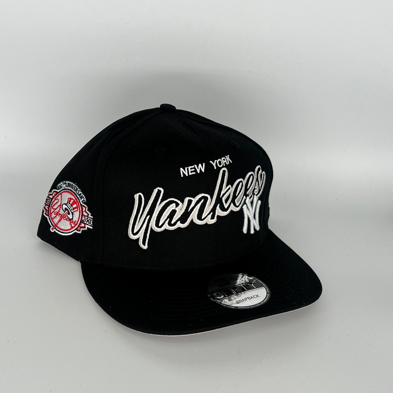 New Era Black New York Yankees100th Anniversary New Era MLB Size ONE SIZE - 1 Thumbnail