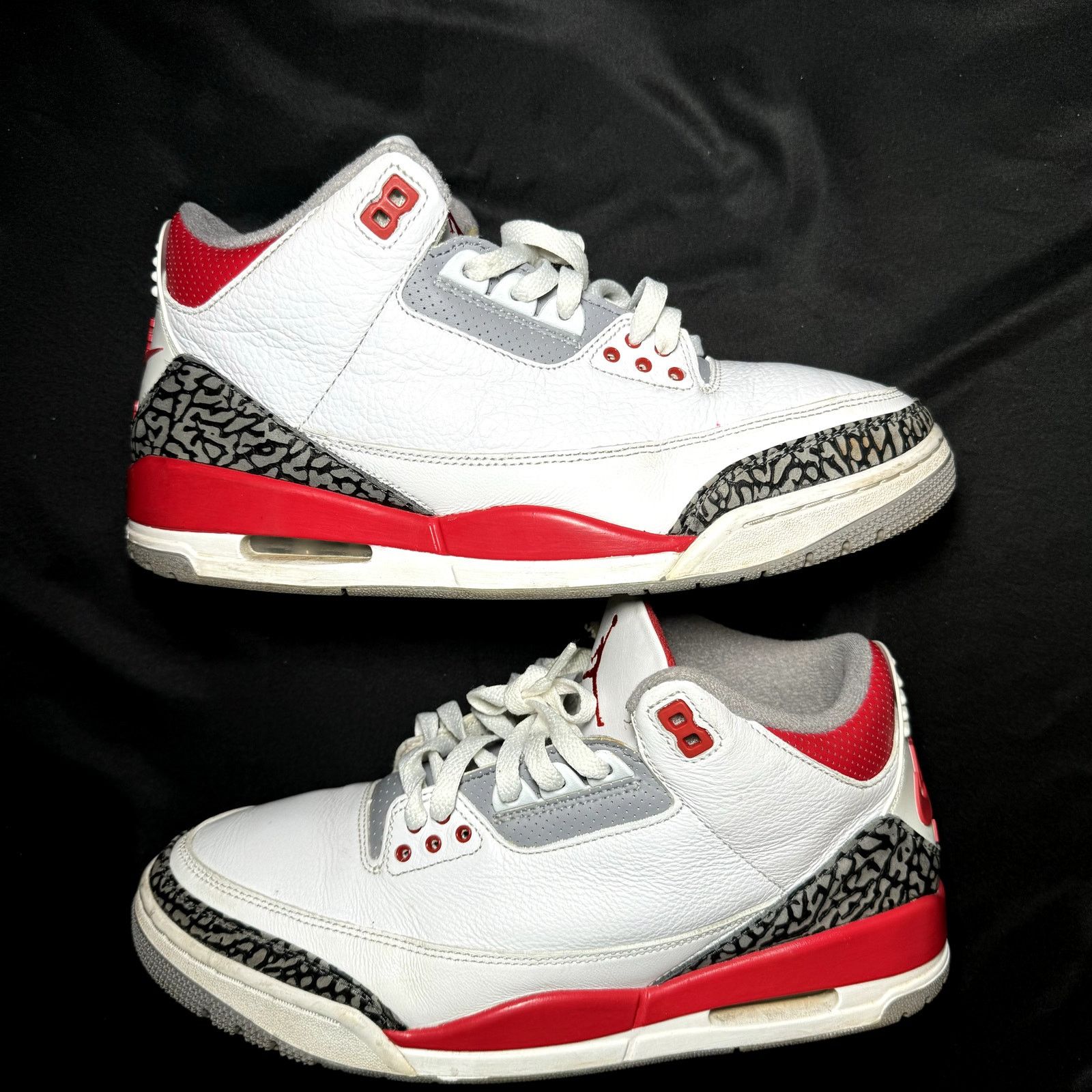 Jordan Brand × Nike Size 11 - Nike Air Jordan 3 Retro Fire Red 2022 Men's Shoes Size US 11 / EU 44 - 2 Thumbnail