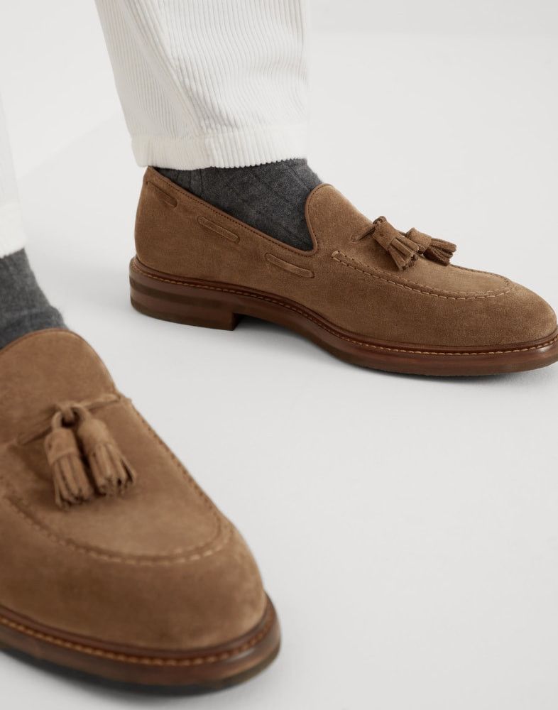 Brunello Cucinelli o1w1db10825 Pair Of Loafers in Brown Size US 10 / EU 43 - 5 Thumbnail