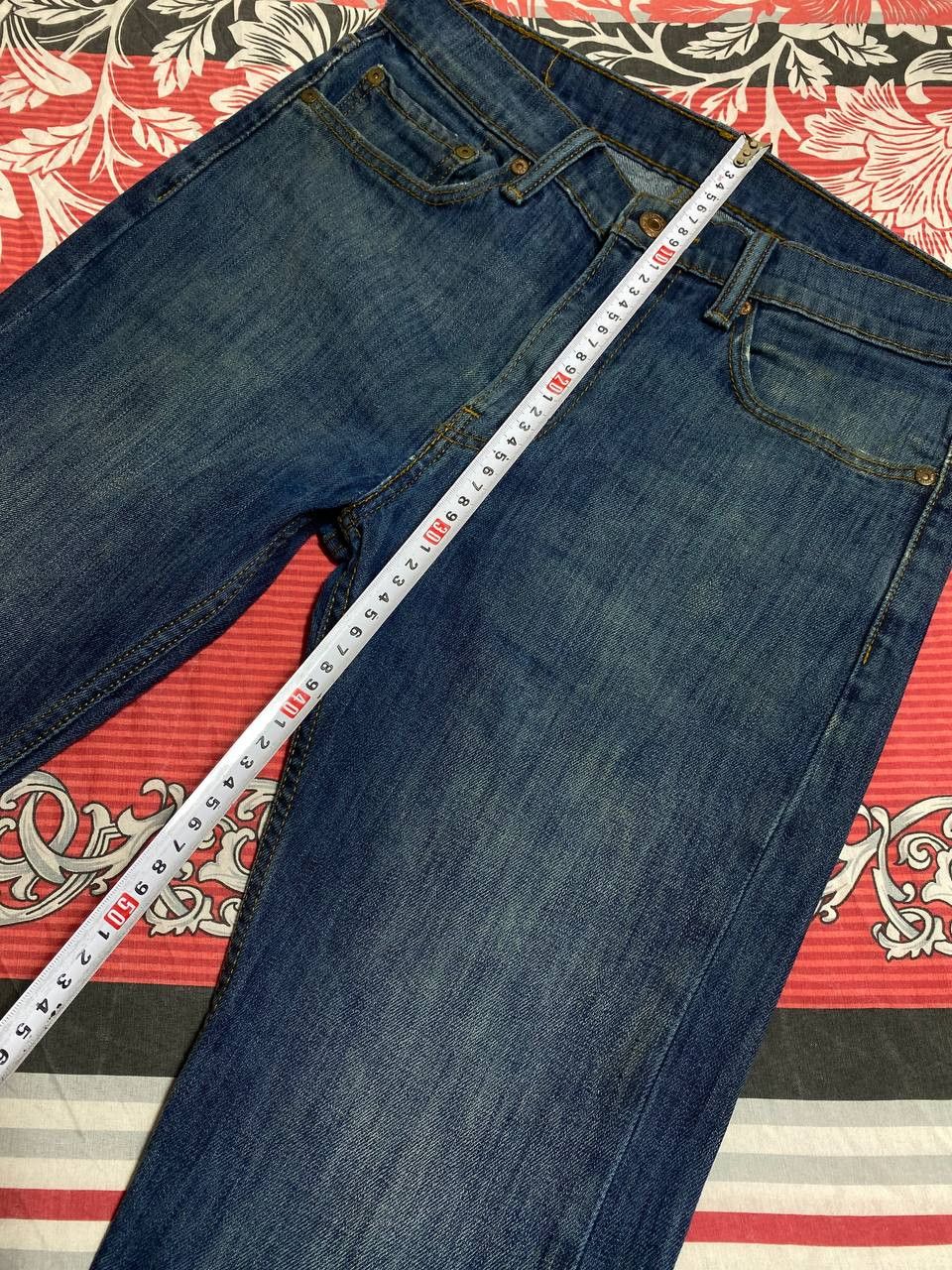 Levi's × Vintage vINTAGE Levi’s Retro Y2K Men`s Blue Denim Jeans Size US 32 / EU 48 - 16 Thumbnail