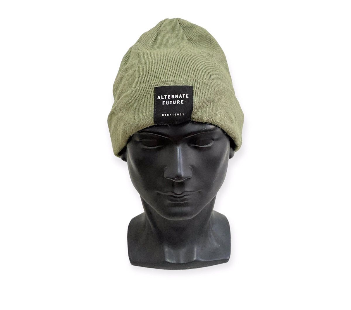 image of H&m Plain Beanie Hat in Green, Men's