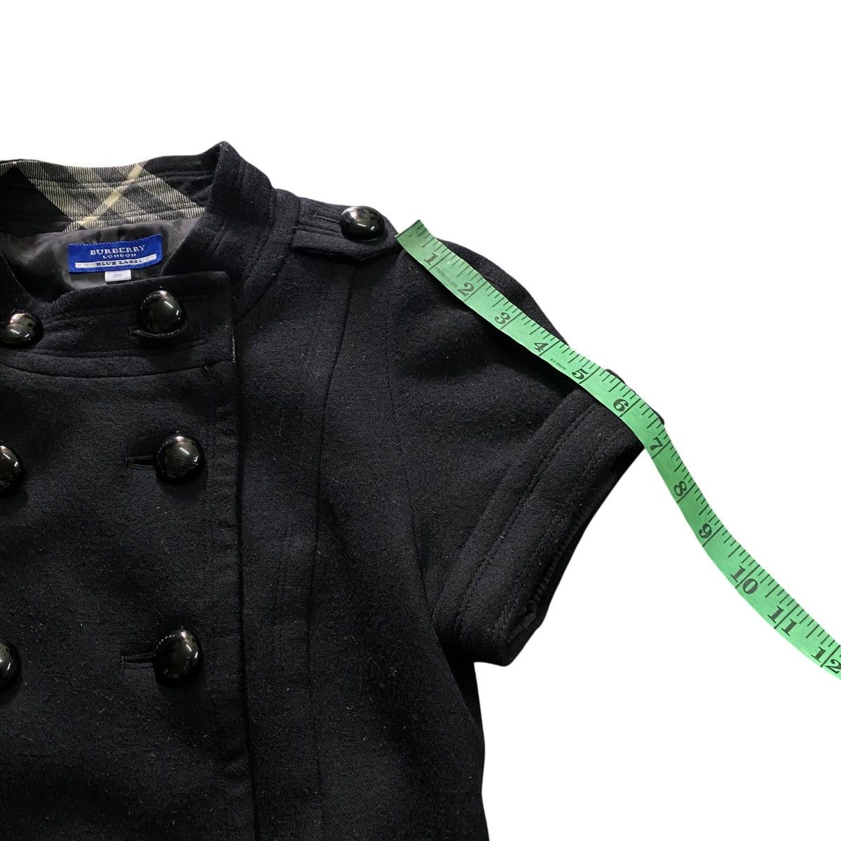 Burberry Burberry Blue Label Dress Wool Button Size 38 Black Color Size XS / US 0-2 / IT 36-38 - 16 Thumbnail