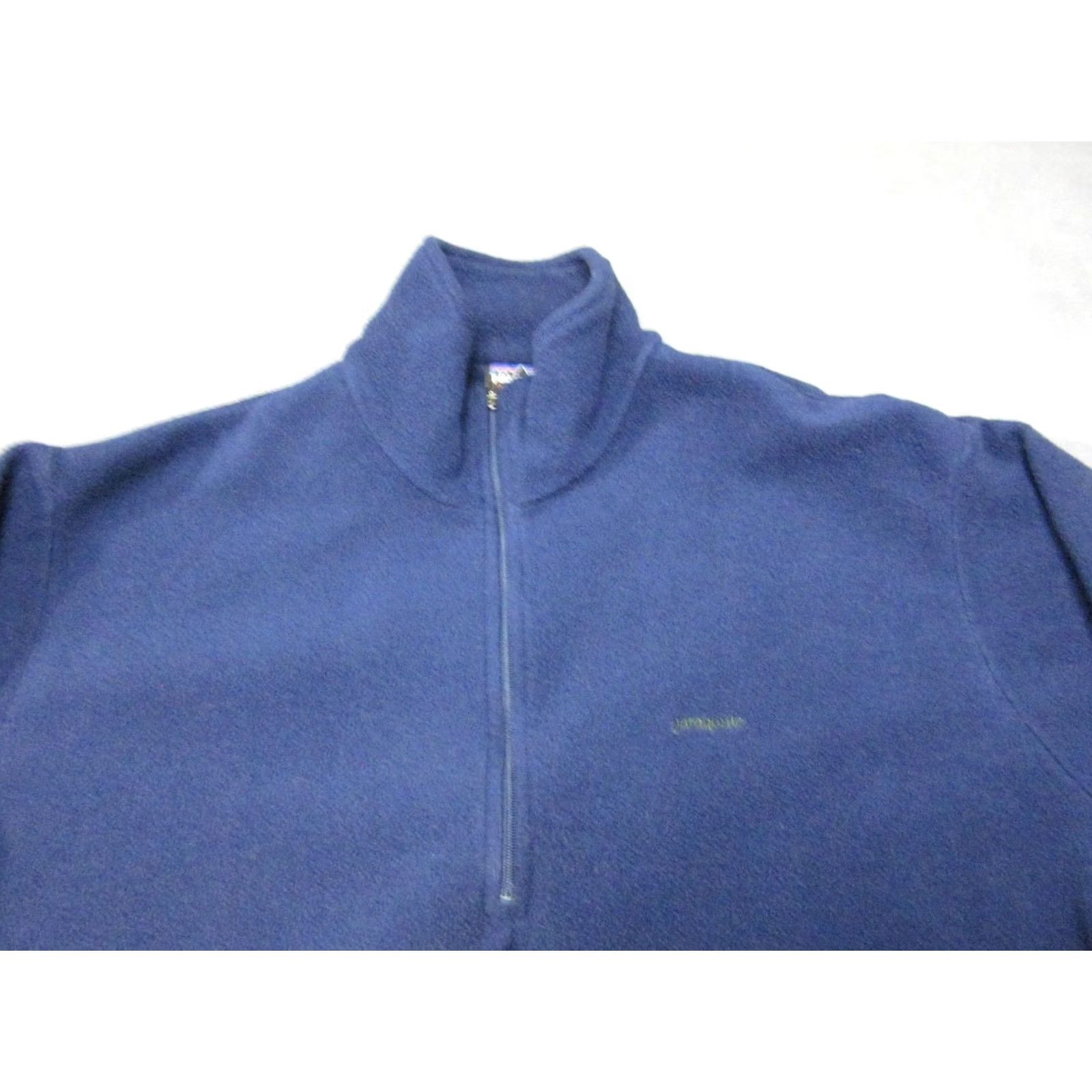 Patagonia VINTAGE Patagonia Capilene Pullover Fleece Mens Large Blue 1/4 Zip Mock Sweater Size US L / EU 52-54 / 3 - 2 Thumbnail