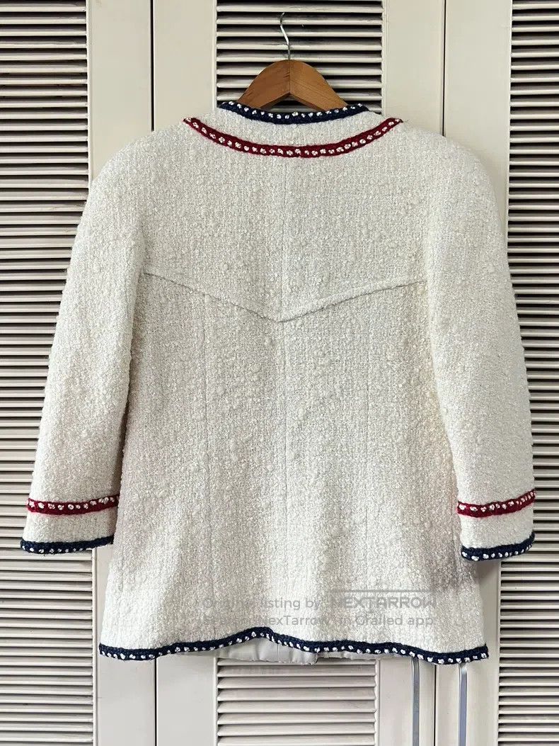 Chanel Chanel Preview series red and blue rolled-edge jacket Size XS / US 0-2 / IT 36-38 - 2 Thumbnail