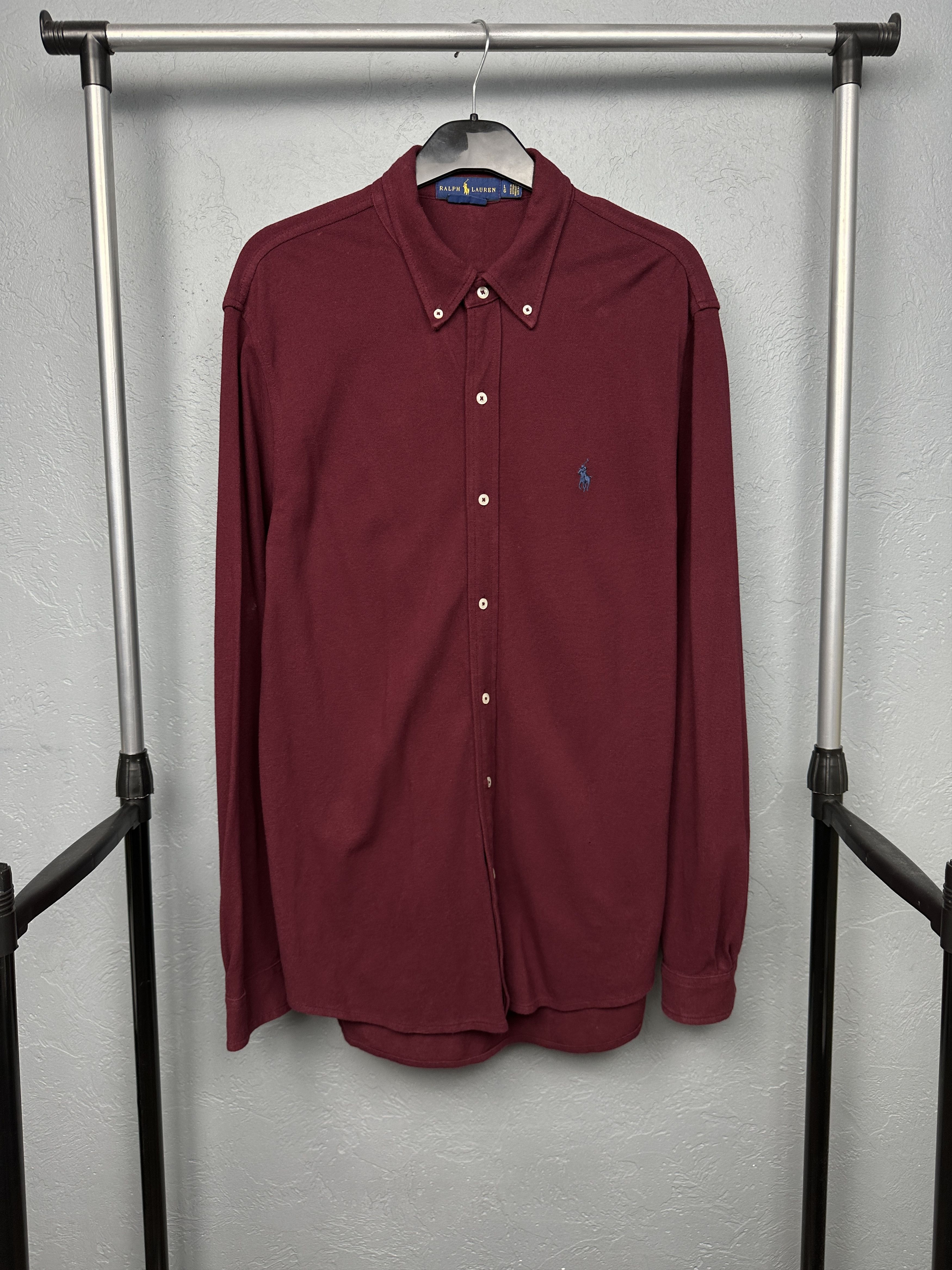 Polo Ralph Lauren × Ralph Lauren Polo Ralph Lauren Mens Featherweight Mesh Knit Shirt Size US L / EU 52-54 / 3 - 1 Thumbnail