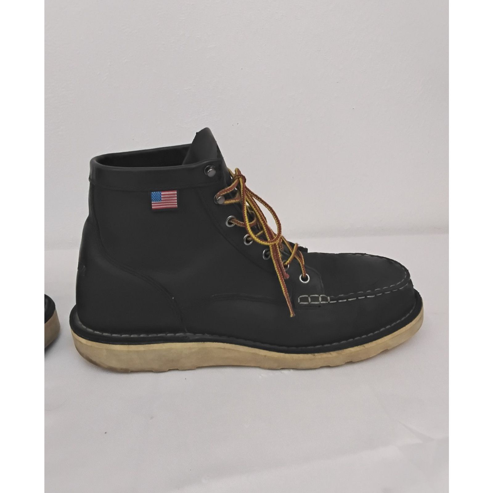 Danner Danner Bull Run Moc Toe Work Boot Men's 11.5 Black Steel Toe Size US 11.5 / EU 44-45 - 9 Thumbnail