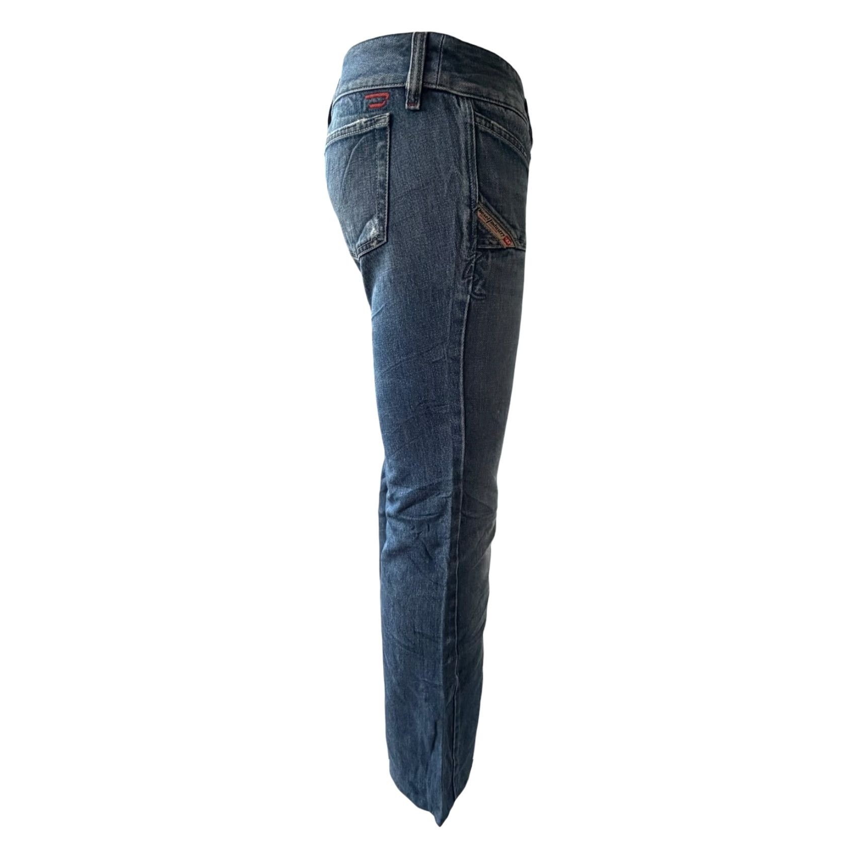 Diesel VINTAGE Diesel Jeans HUSH 30 Bootcut Flare Denim 0070L Made in Italy Women 30 Blue 2005 Size 30" / US 8 / IT 44 - 6 Thumbnail