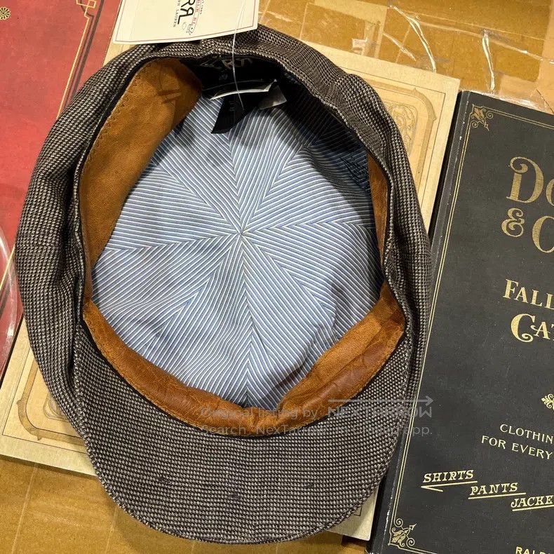 RRL Ralph Lauren RRL Ralph Lauren Linen Newsboy Cap Size ONE SIZE - 6 Thumbnail
