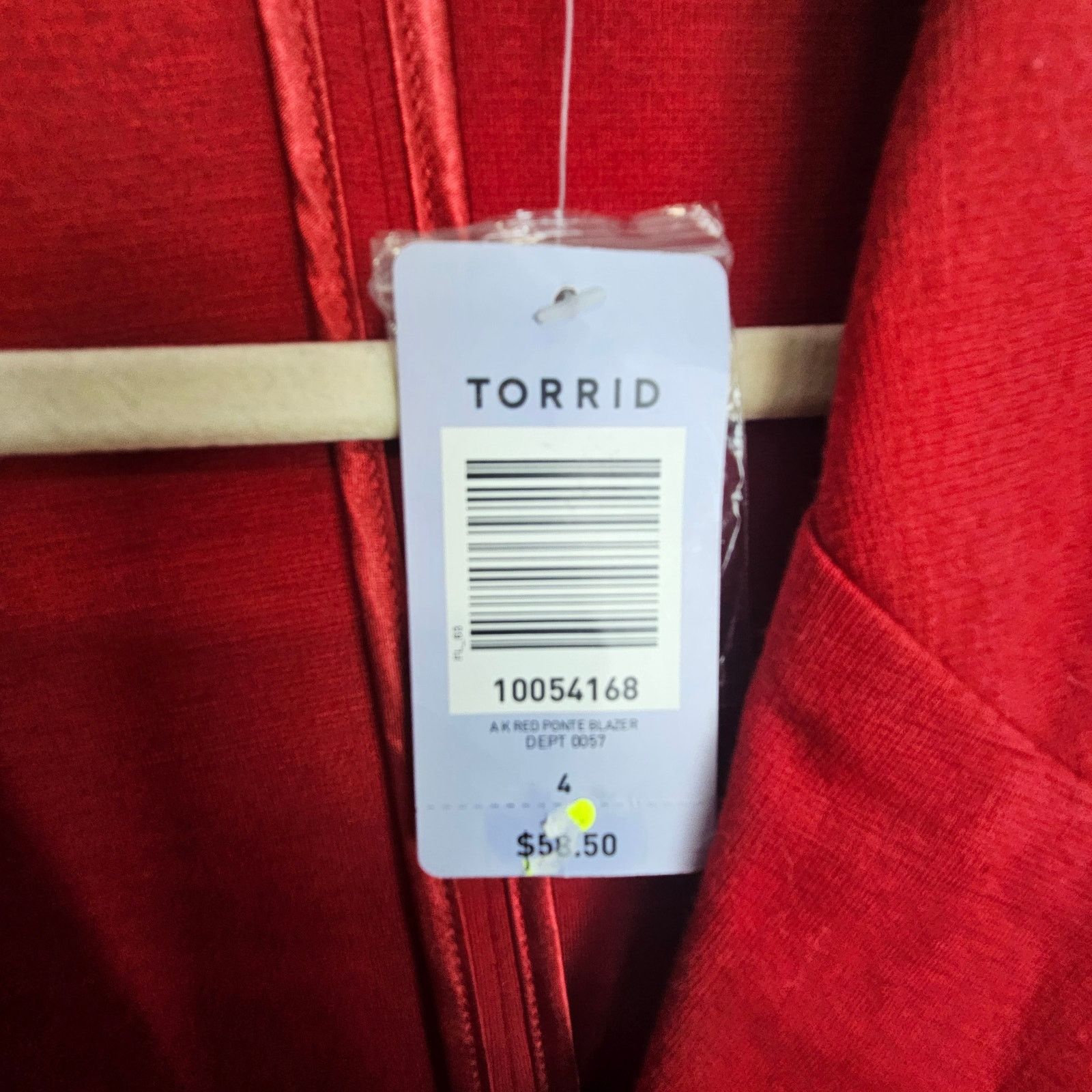 Corridor Torrid Womens Ponte Blazer Size 4X Career Work Office Corp Size 4XL / US 24-26 - 7 Thumbnail