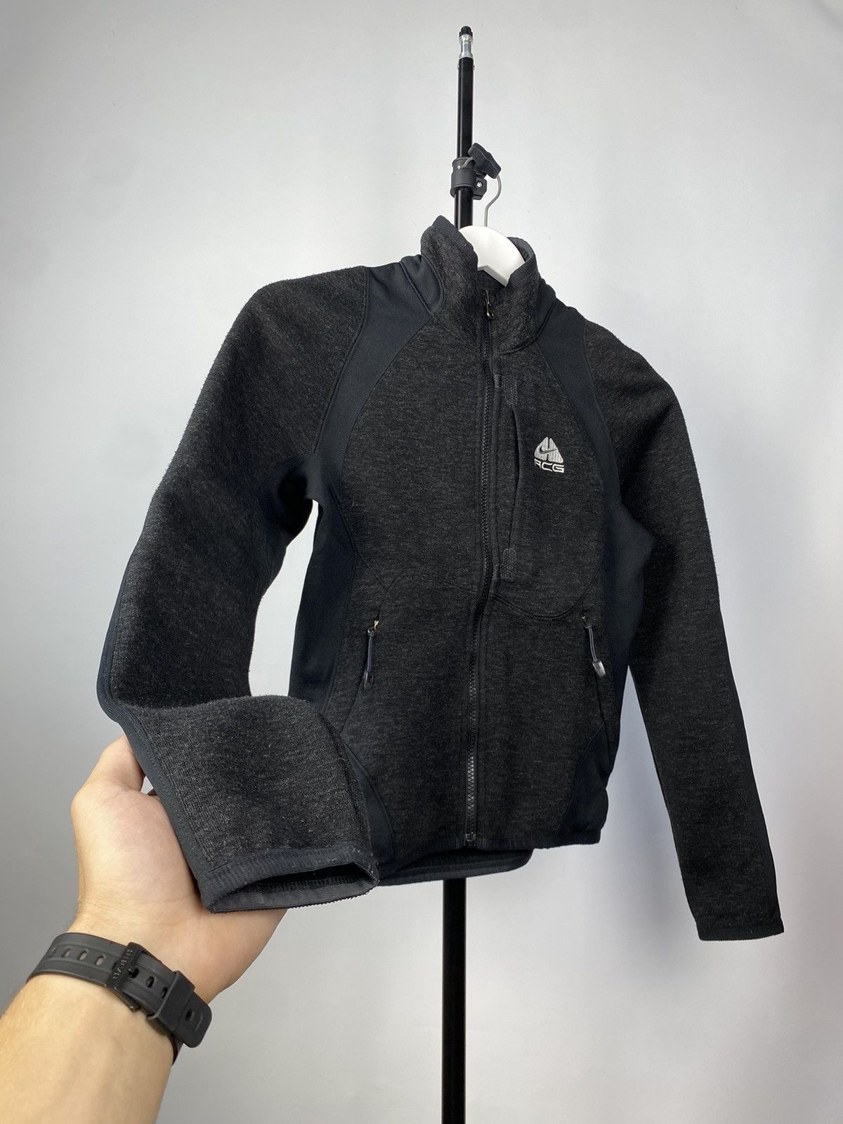 Nike ACG × Vintage Vintage Nike ACG Ninja Fleece Jacket Gorpcore 90s Size XS / US 0-2 / IT 36-38 - 7 Thumbnail