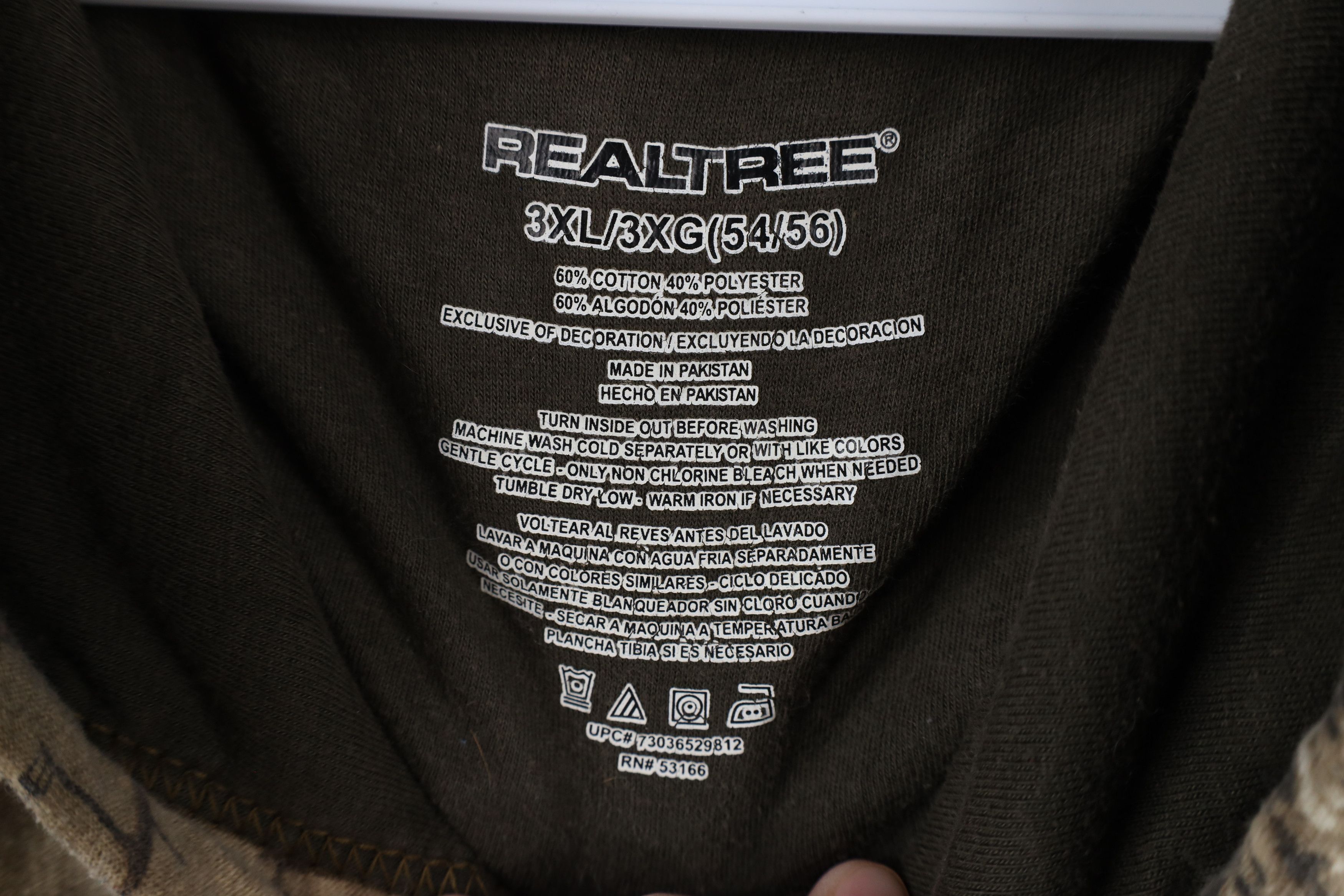 Vintage Vintage Y2K Streetwear Realtree Camouflage Hoodie Sweatshirt Size US XXL / EU 58 / 5 - 6 Thumbnail