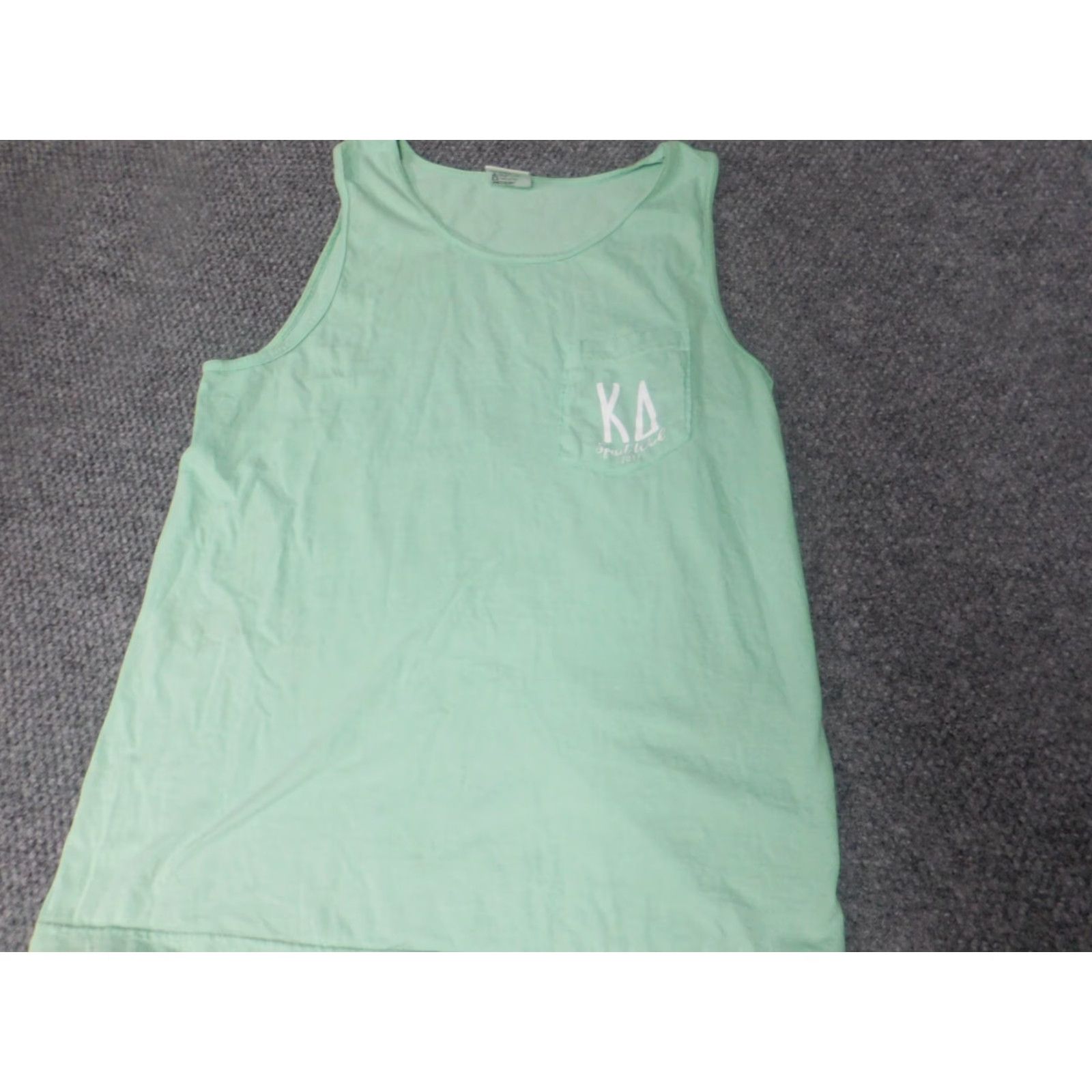 Comfort Colors Comfort Colors Mens Shirt M Green Crew Neck Sleeveless Logo T-Shirt Modern Colorful All Seasons Size US M / EU 48-50 / 2 - 2 Thumbnail