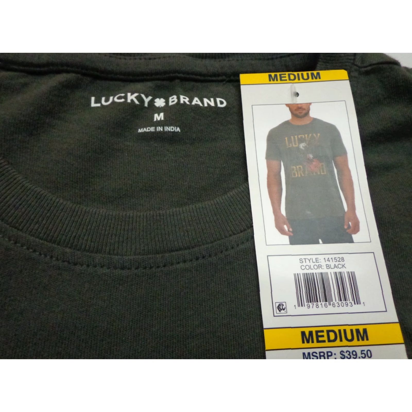 Lucky Brand Lucky Brand LA 90 California tour Men's T-Shirt Size Medium 100% Cotton NEW Size US M / EU 48-50 / 2 - 3 Thumbnail