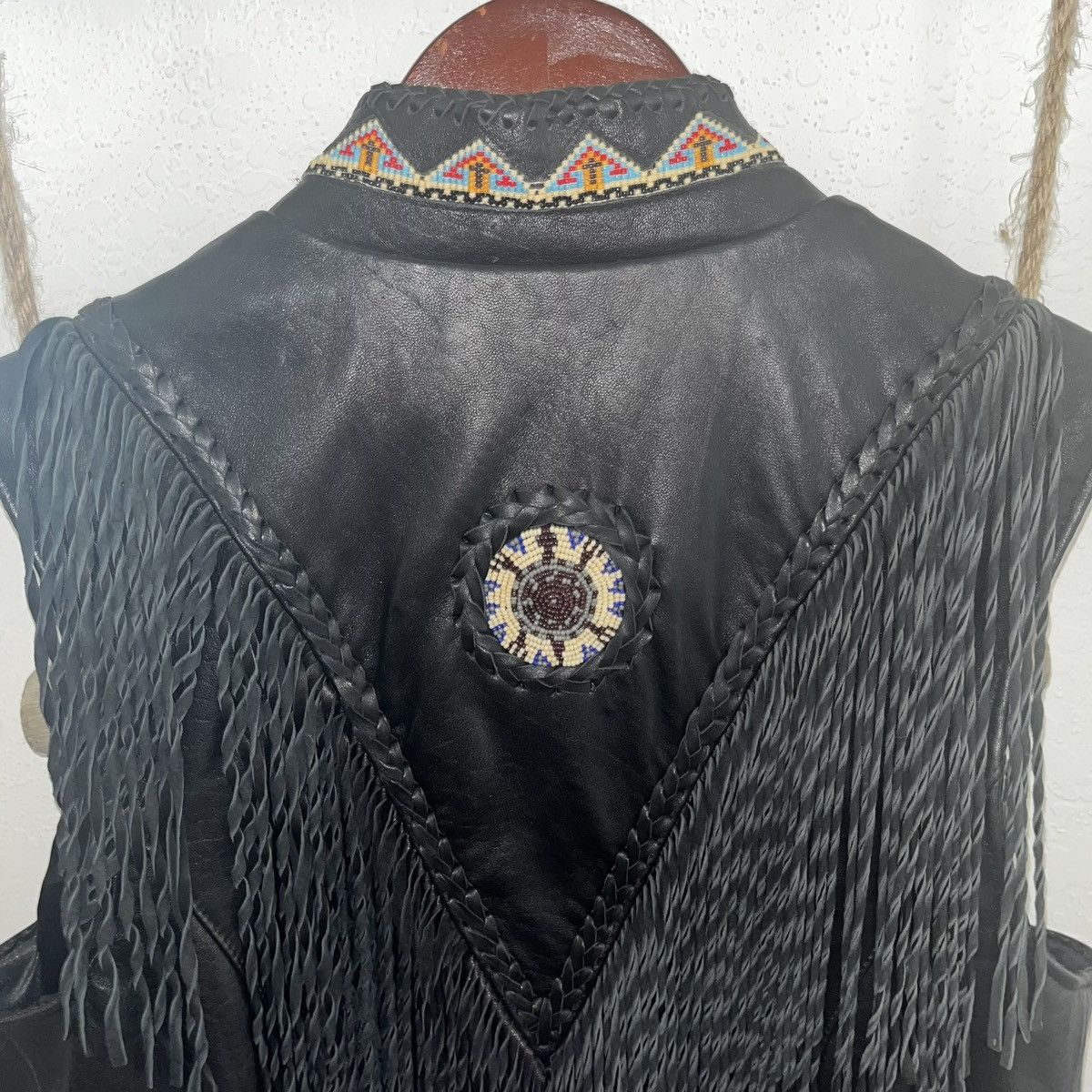 Tribal Streetwear Genuine Leather Motorcycle Women’s Vest Size XL / US 12-14 / IT 48-50 - 4 Thumbnail