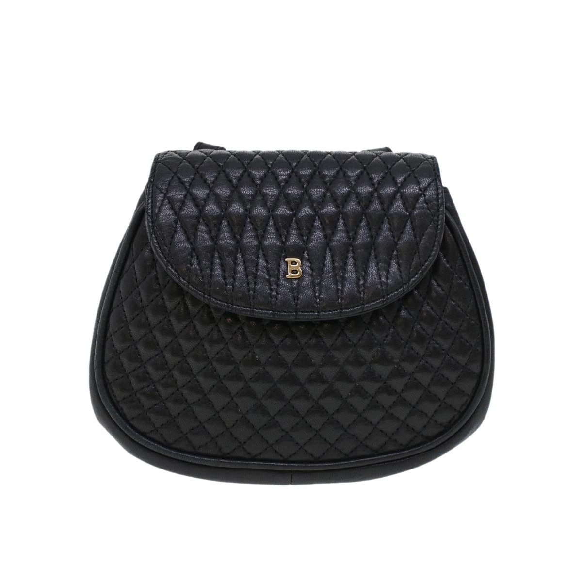 Bally Black Leather Shoulder Bag (Pre-Owned) Size ONE SIZE - 1 Thumbnail