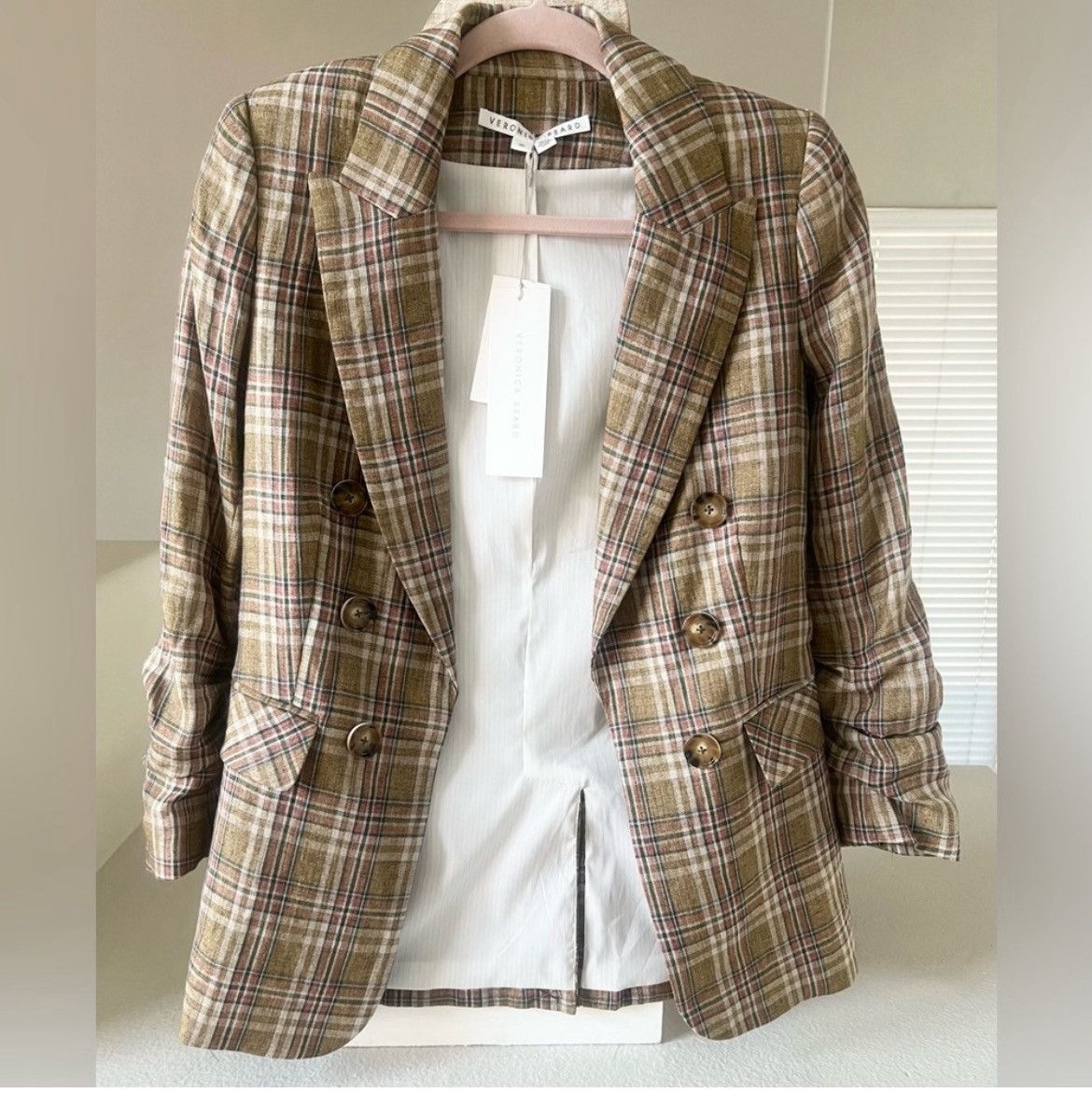 Veronica Beard Veronica Beard Beacon Plaid Dickey Blazer Jacket size 00 Size XXS / US 00 / IT 34 - 1 Thumbnail