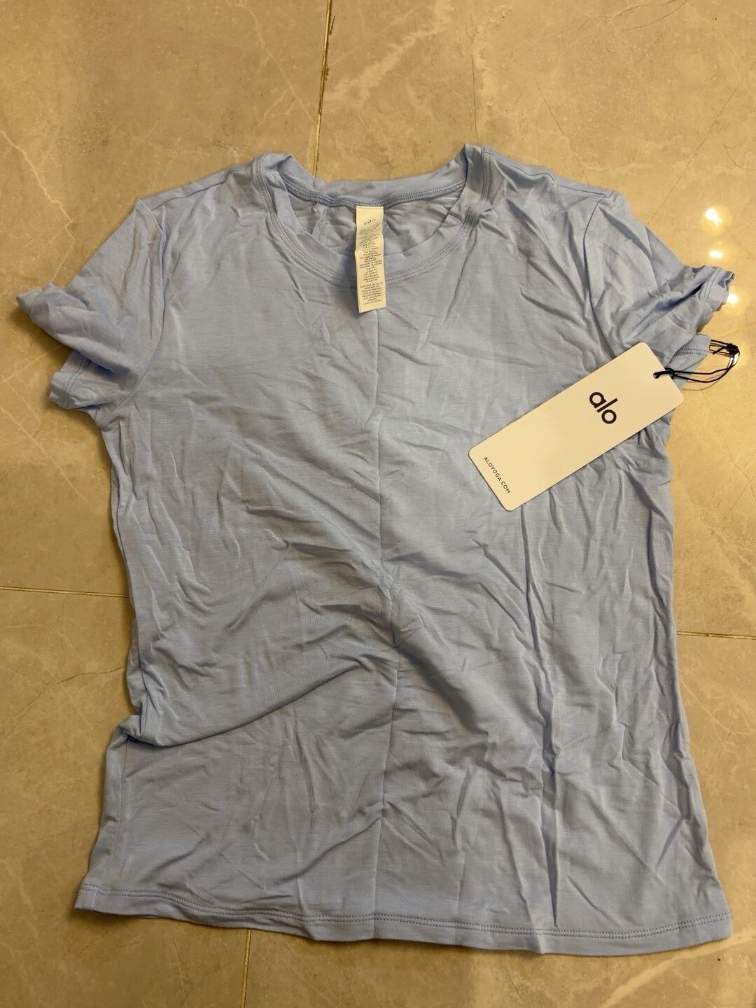 Alo Yoga Alo Yoga Modal Short Sleeve T-Shirt Size XS / US 0-2 / IT 36-38 - 1 Thumbnail