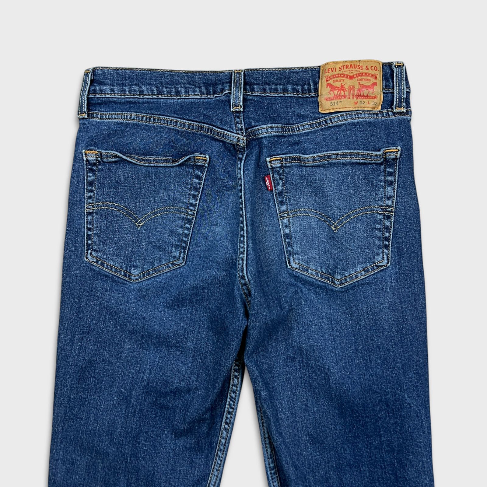 Levi's × Vintage Levi's 514 Jeans 32x32 Slim Straight Fit Faded Denim Pant Size US 32 / EU 48 - 7 Thumbnail