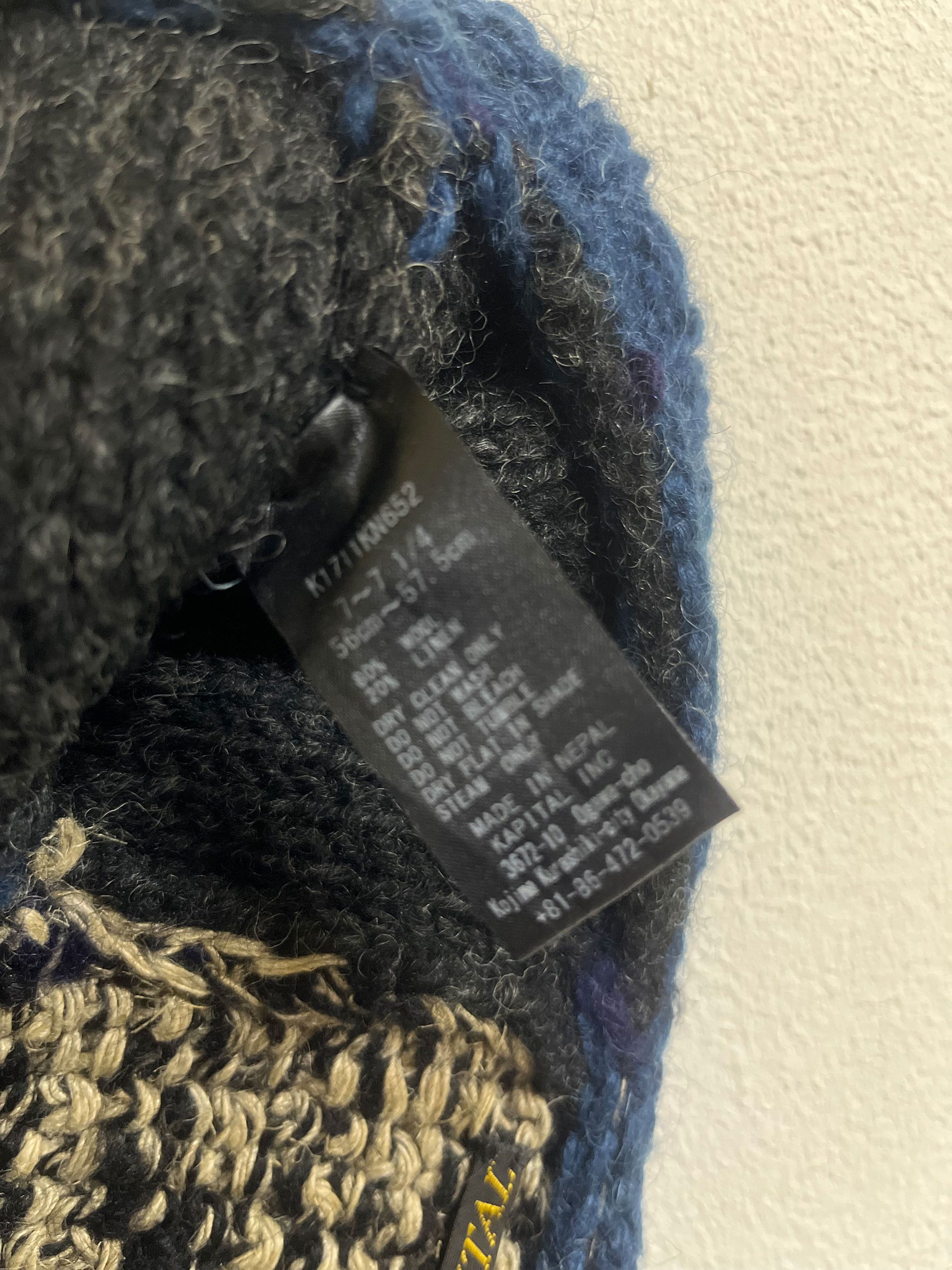 Kapital Kapital Japan Tugihagi Hand Knit Watch Cap Beanie Snow Woven Size ONE SIZE - 8 Thumbnail