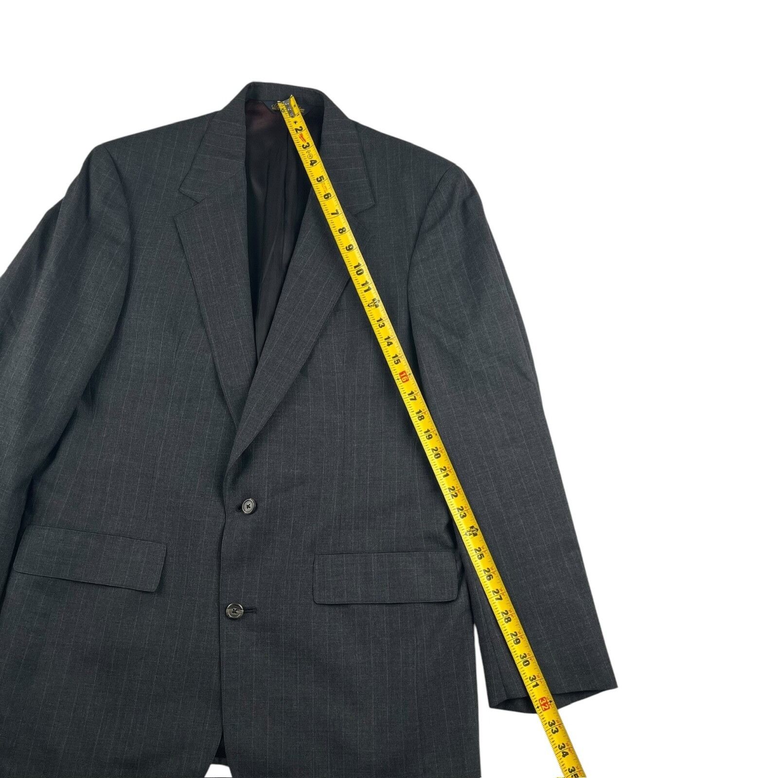 Brooks Brothers Brooks Brothers Men’s Wool Blend Pinstripe Suit Gray • USA • Size 42L - 7 Thumbnail