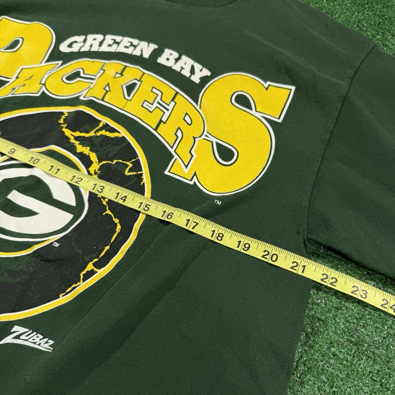 Other Vintage Zubaz Green Bay Packers T-shirt XL USA Made 90s NFL Size ONE SIZE - 3 Thumbnail