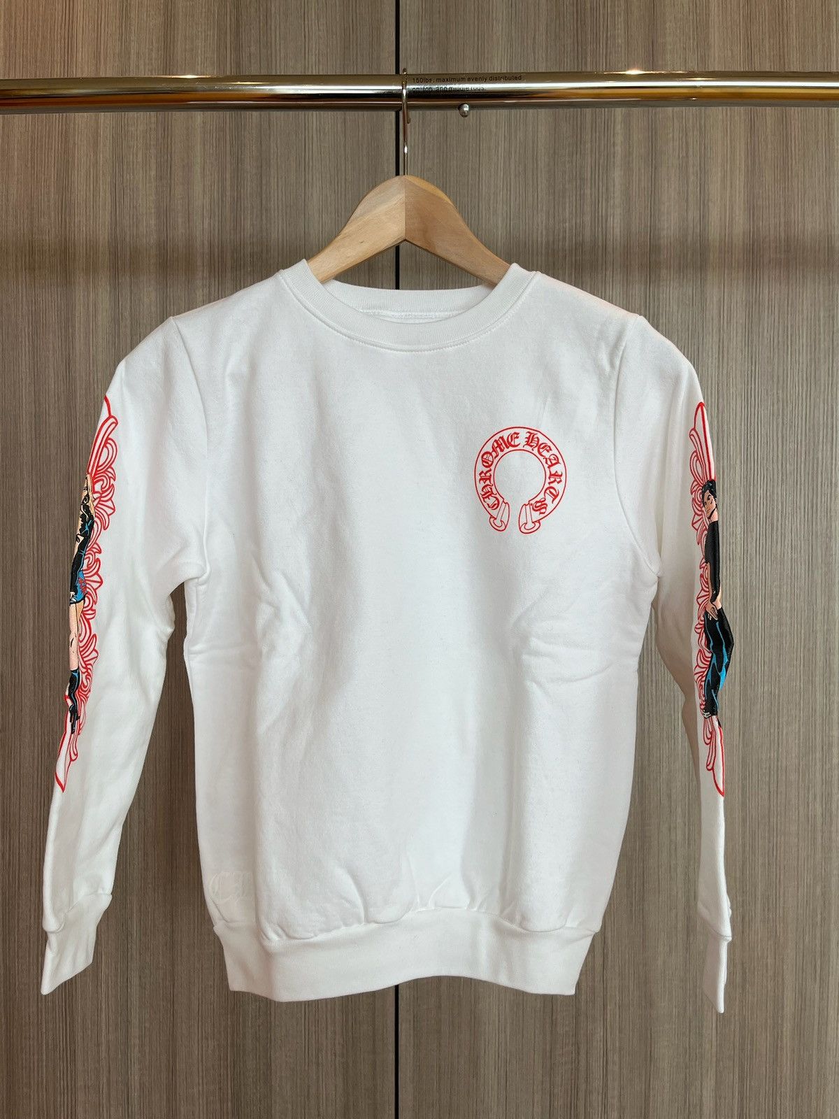 Chrome Hearts Chrome Hearts Deadly Doll Lil Chrome floral crewneck - Kid Size XXS / US 00 / IT 34 - 1 Thumbnail