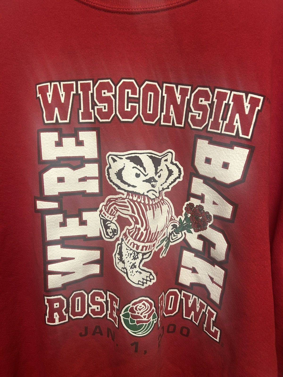 Vintage Wisconsin Badgers Vintage Sweatshirt 2000 Rose Bowl Size US XL / EU 56 / 4 - 4 Thumbnail