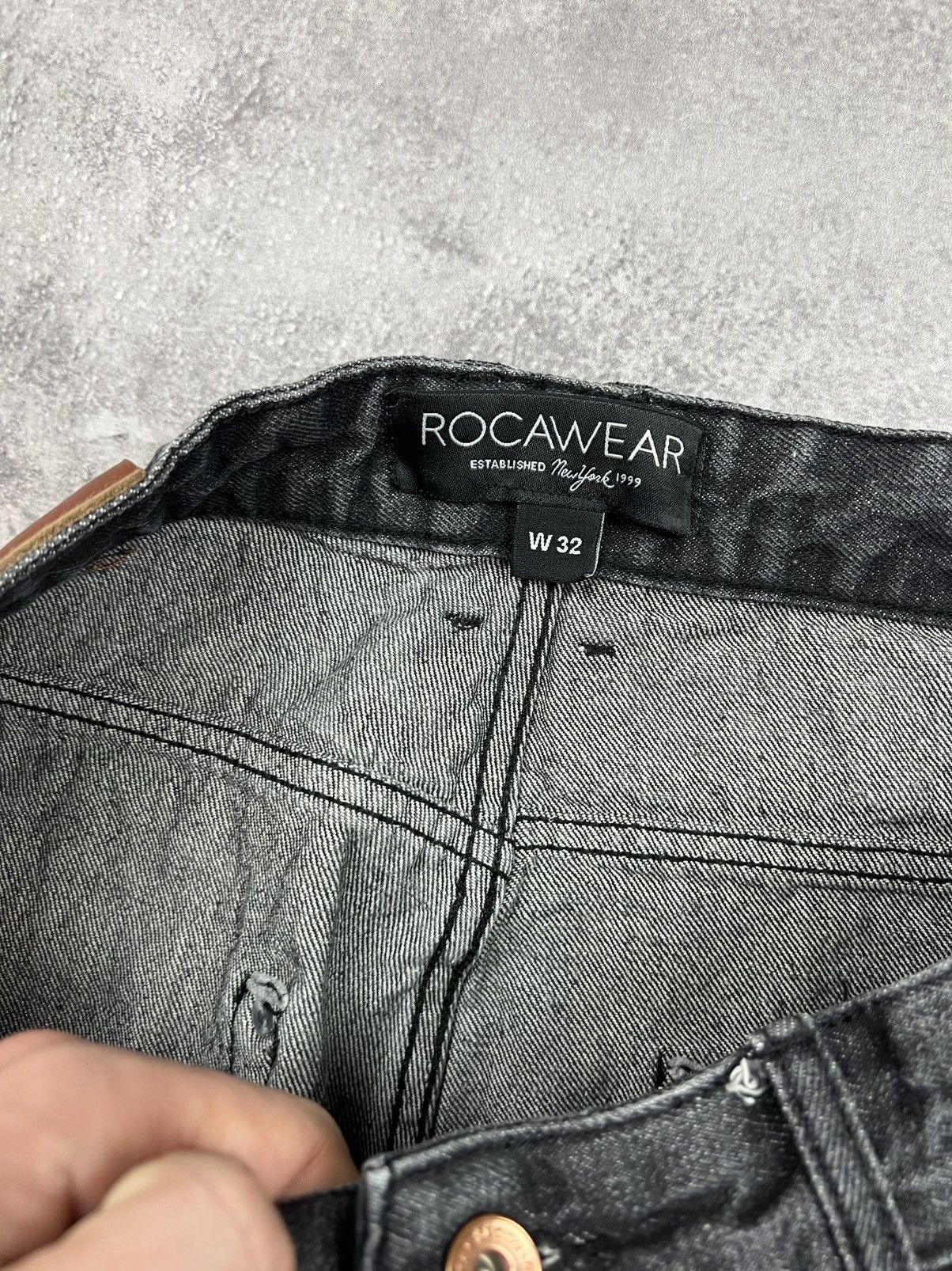 Rocawear Rocawear Mens Black Denim Pants Jeans Size US 32 / EU 48 - 5 Thumbnail
