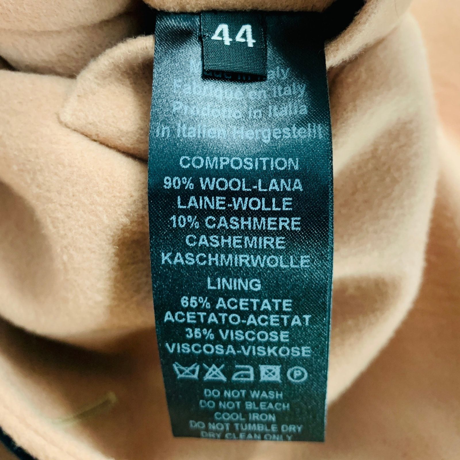 Paul Smith PAUL SMITH Size 44 Rose Wool Cashmere Notch Lapel Sport Coat Size 44R - 8 Thumbnail