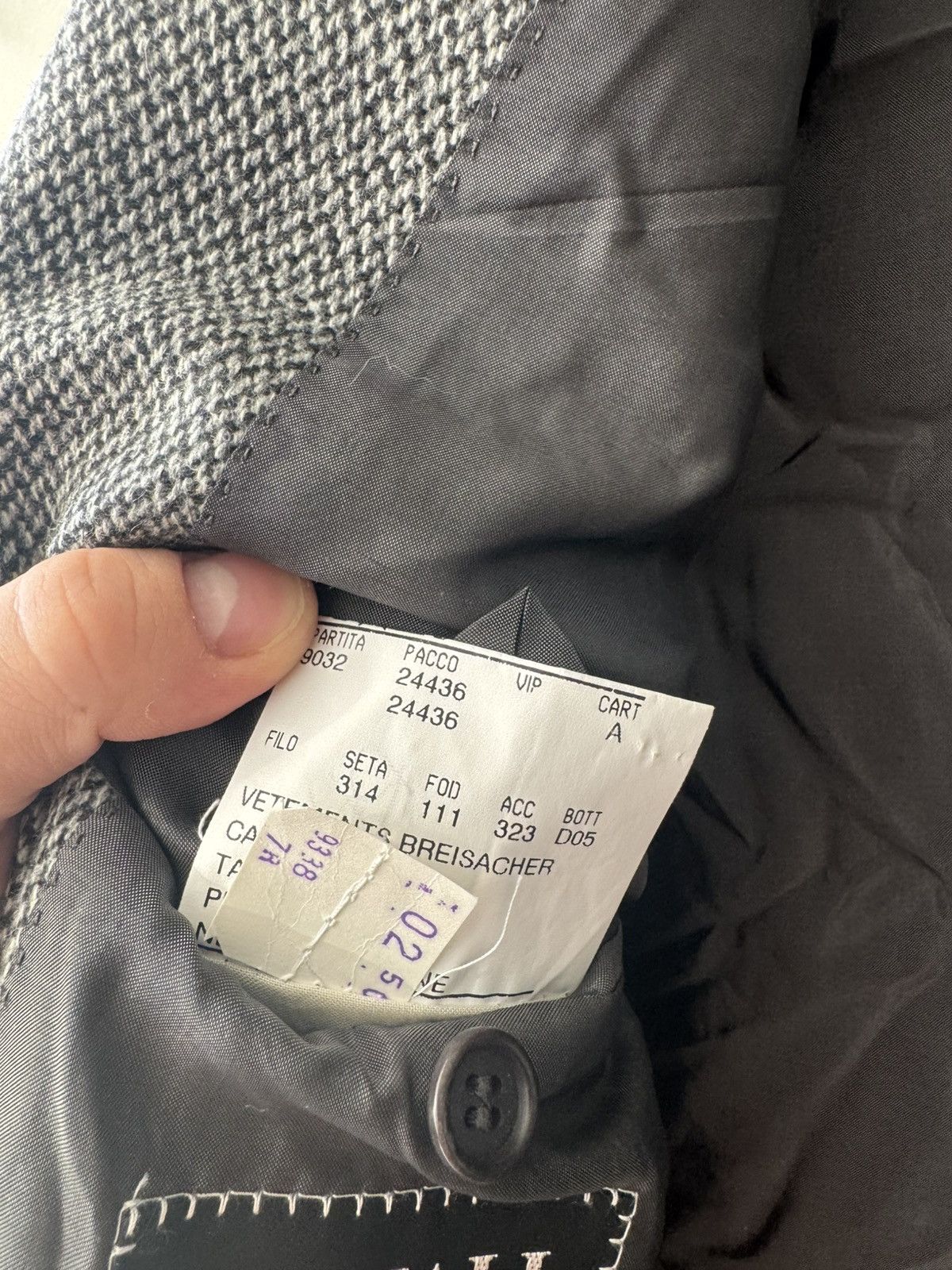 Canali Canali Two Buttons Cashmere/Wool Grey Blazer Jacket Size 50R - 10 Thumbnail