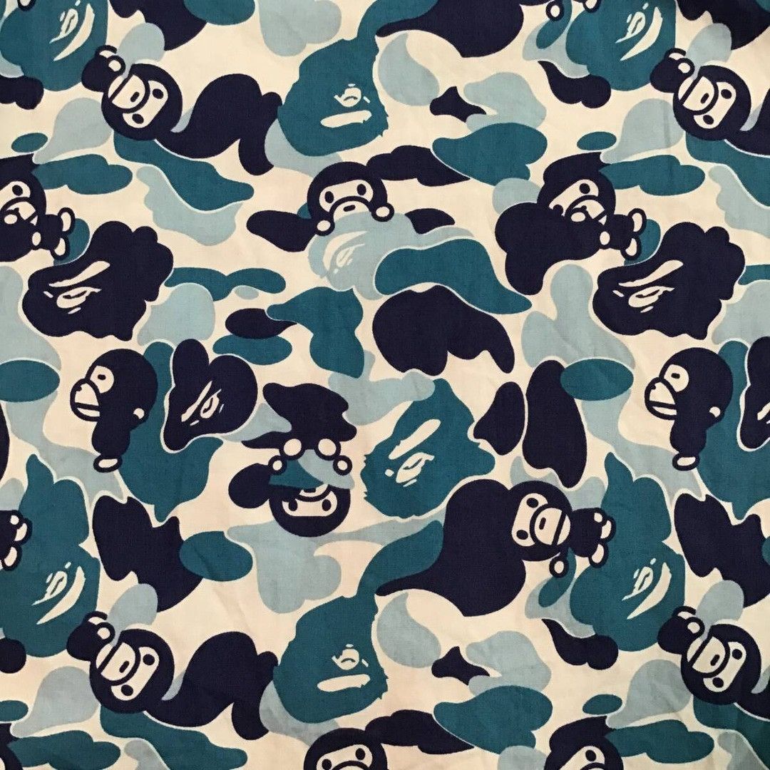 Bape BAPE Milo ABC camo blue shirt a bathing ape NIGO Size US M / EU 48-50 / 2 - 3 Thumbnail