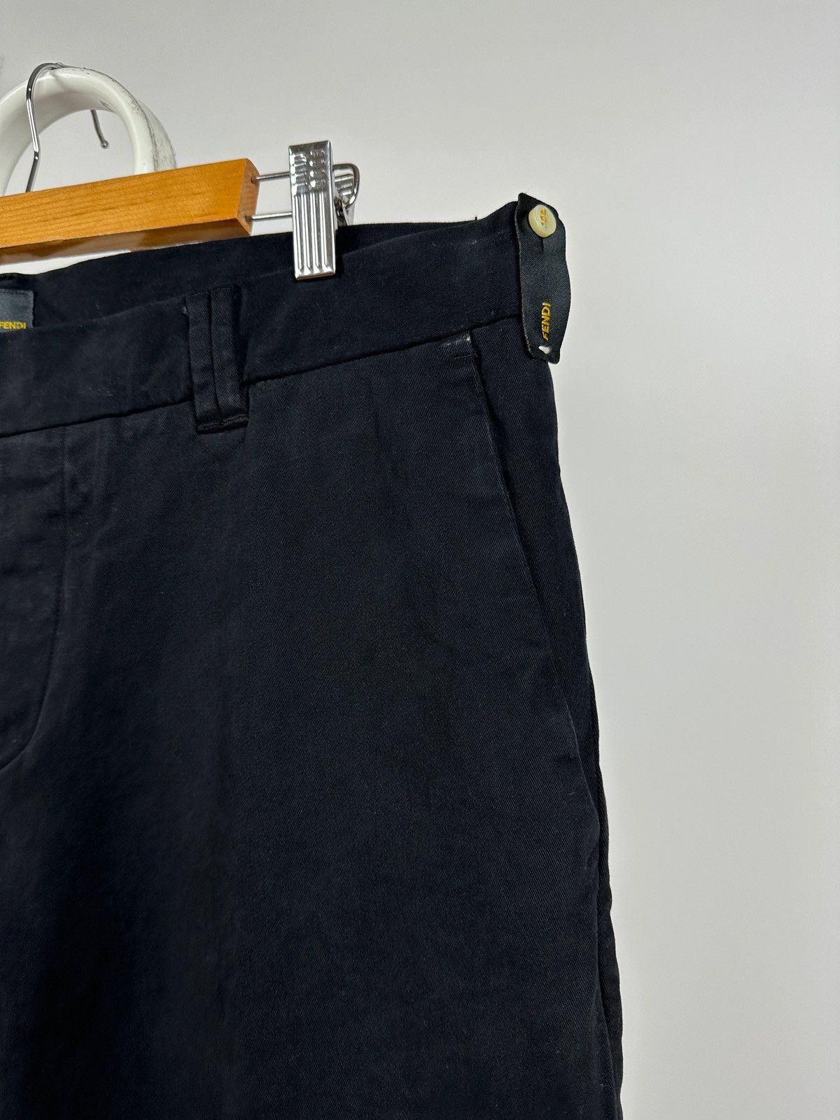Fendi Fendi Black Trousers Pants Size US 34 / EU 50 - 7 Thumbnail