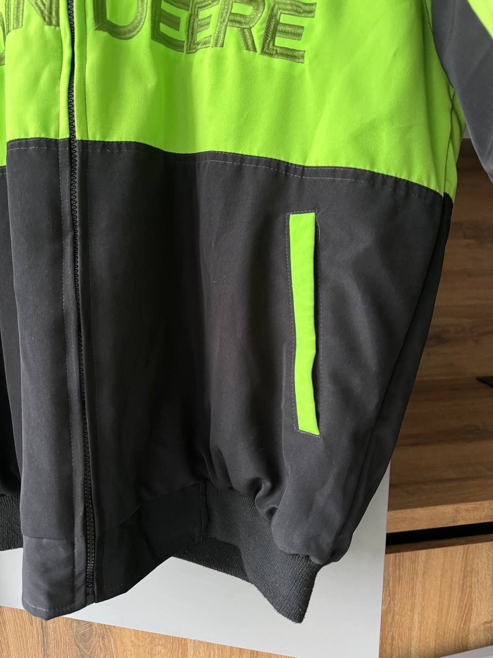 John Deere Vintage John Deere Racing Kawasaki Green Jacket Size US XL / EU 56 / 4 - 5 Thumbnail